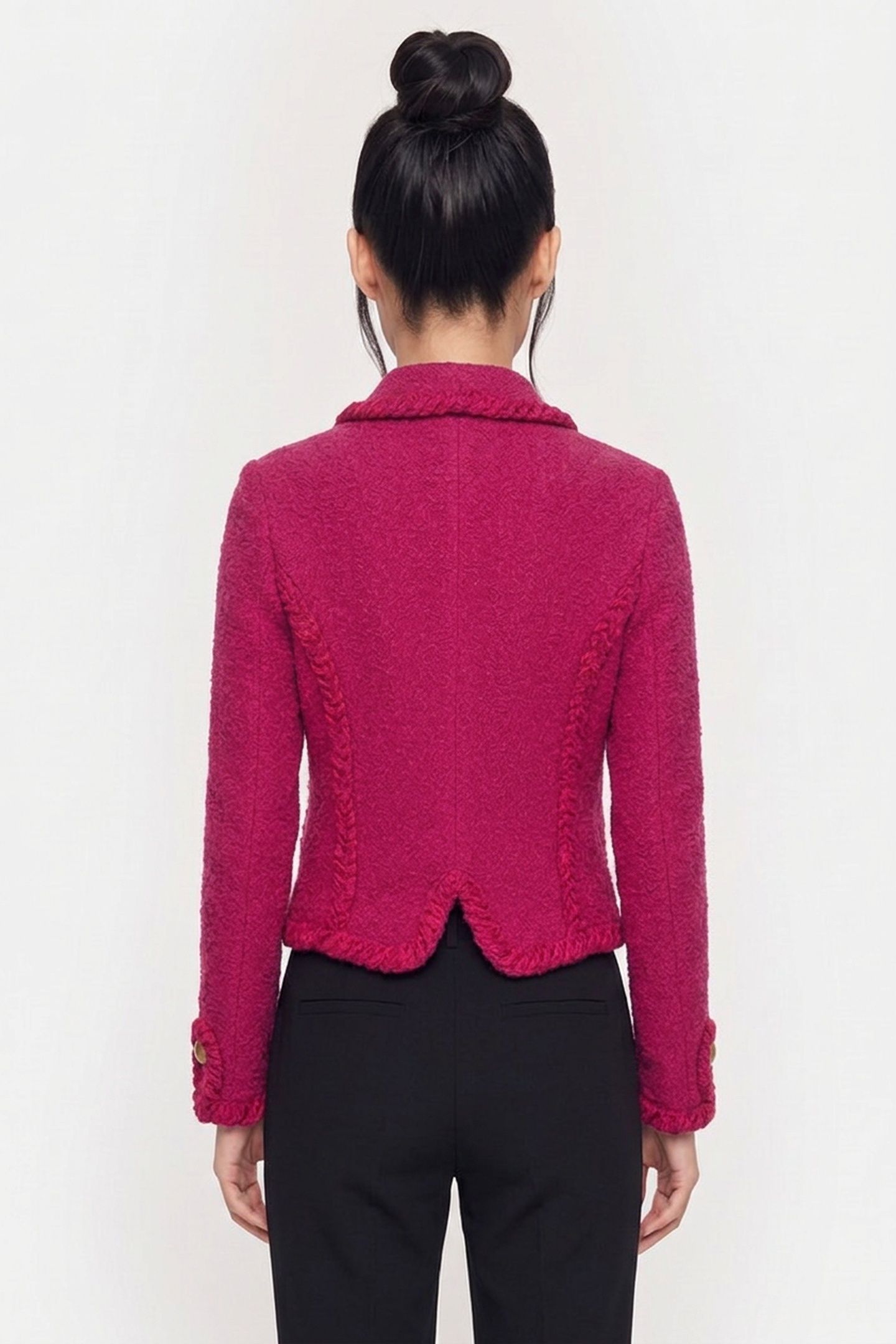 KNITTED JACKET PURPLE 2