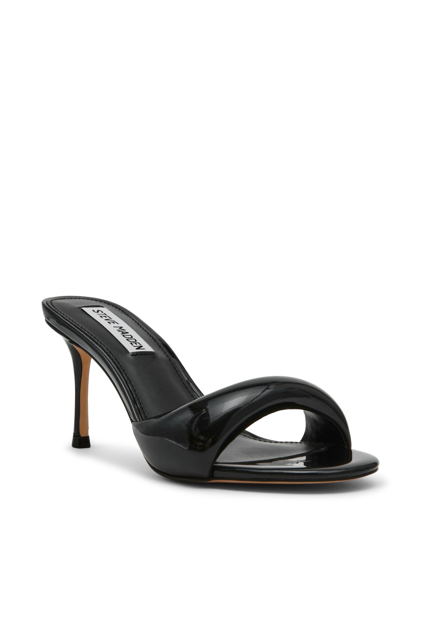 PENNY MULES BLACK PATENT 2