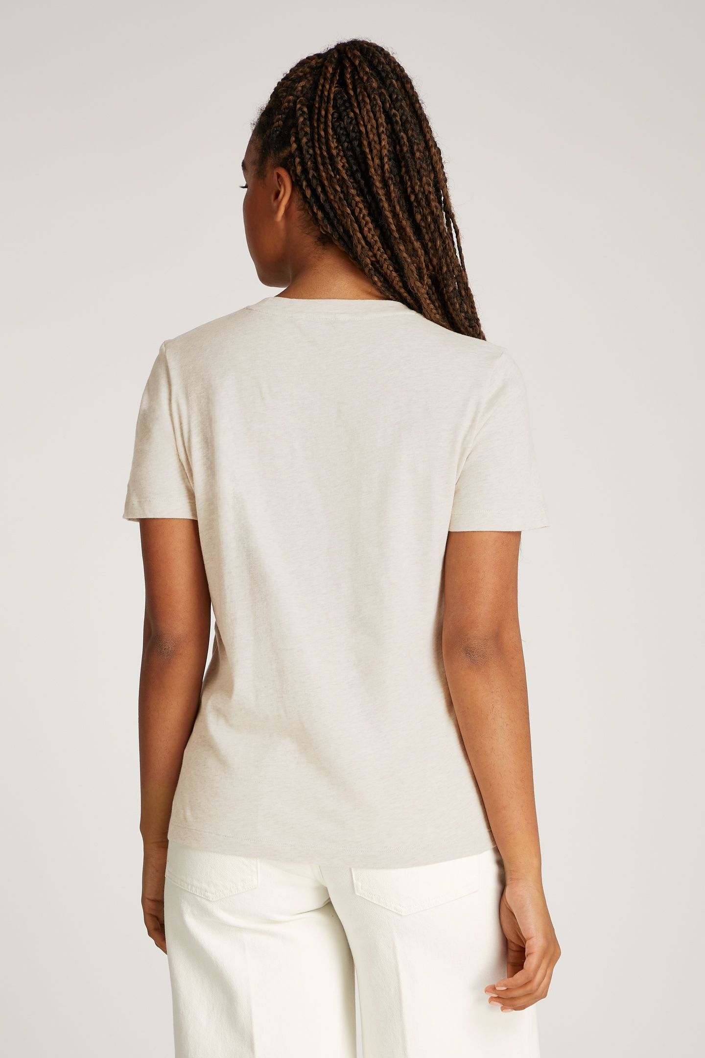 REG CORP LOGO C-NECK OATMILK HEATHER 2