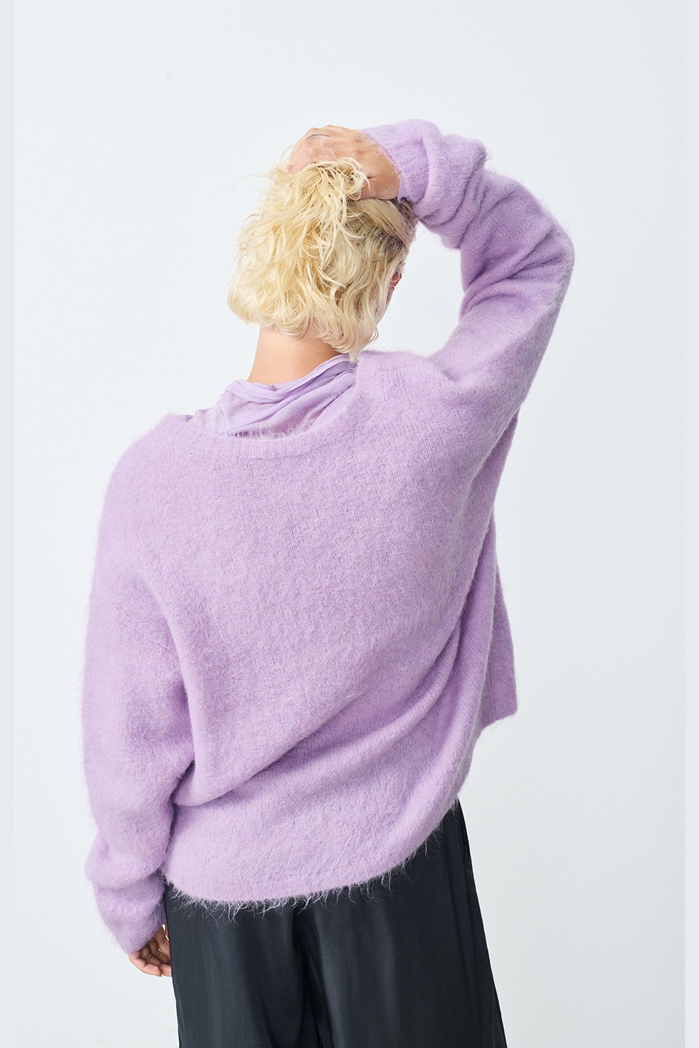 NUNY KNIT SWEATER ORCHIDEE CHINE 2