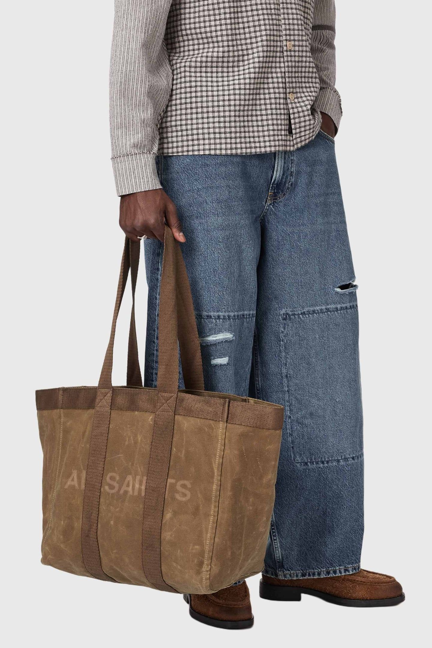 LAYO CANVAS TOTE WEATHERED BROWN 6