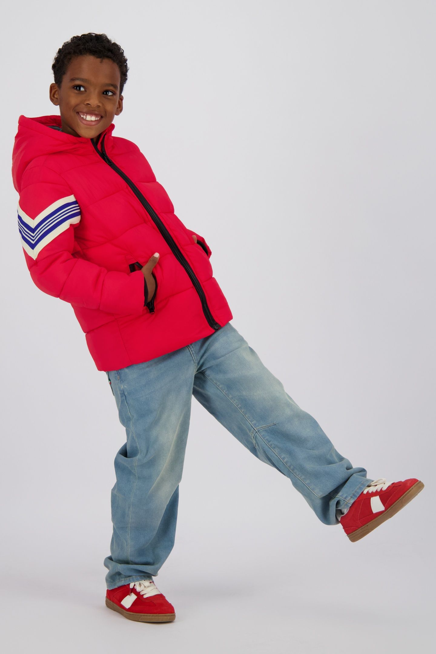 BOYS TONCO JACKET OUTDOOR FRESH RED 5