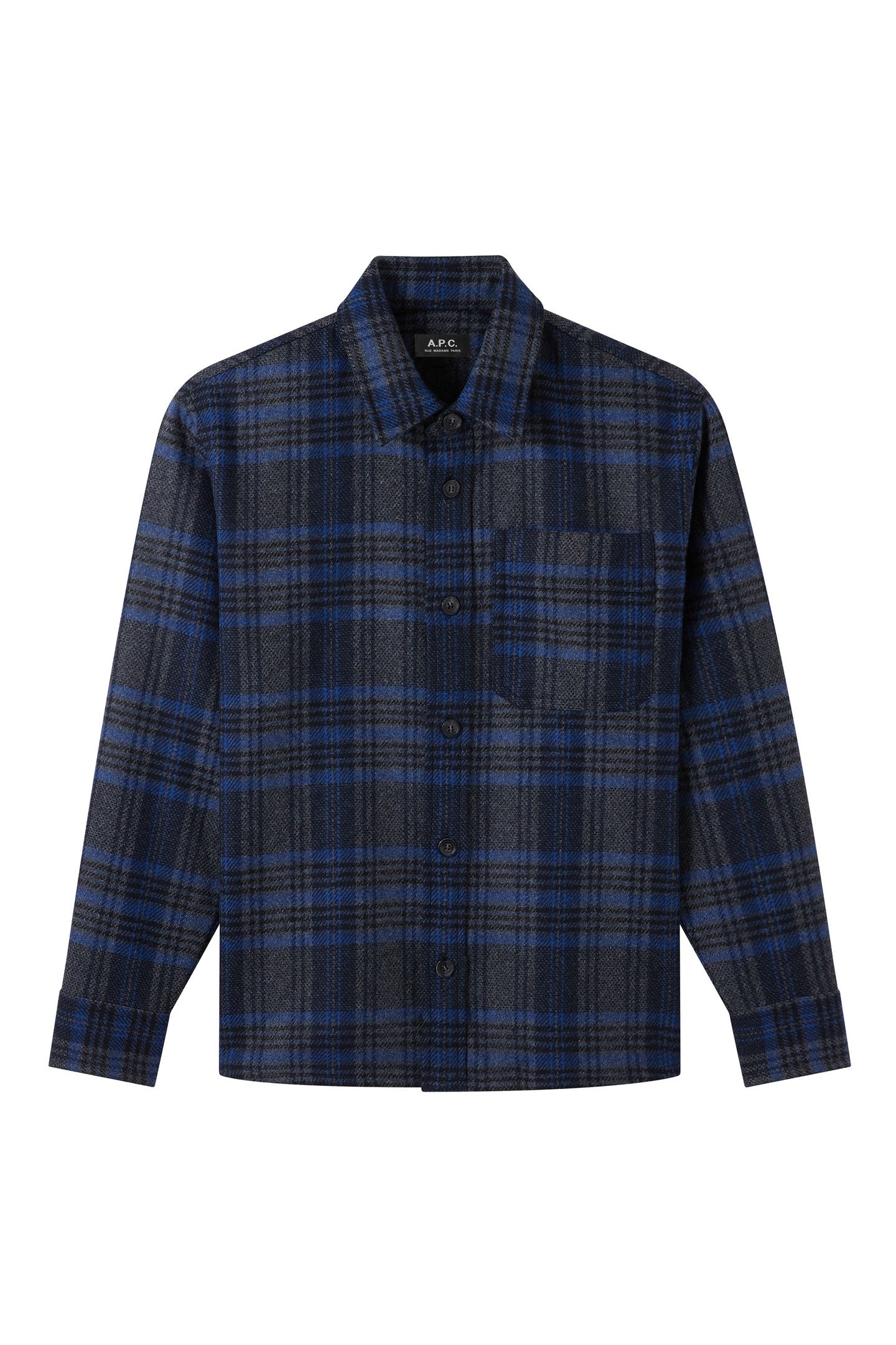 UNISEX OVERSHIRT BASILE HEATHERED GREY 2