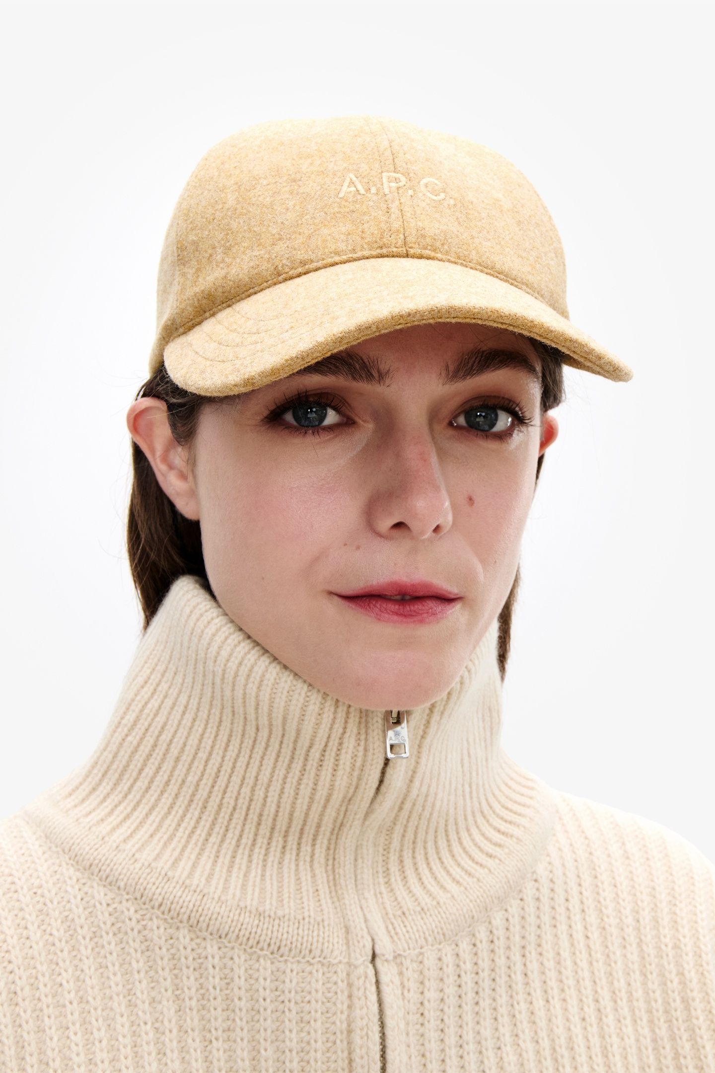UNISEX CAP CHARLIE HEATHERED BEIGE 1