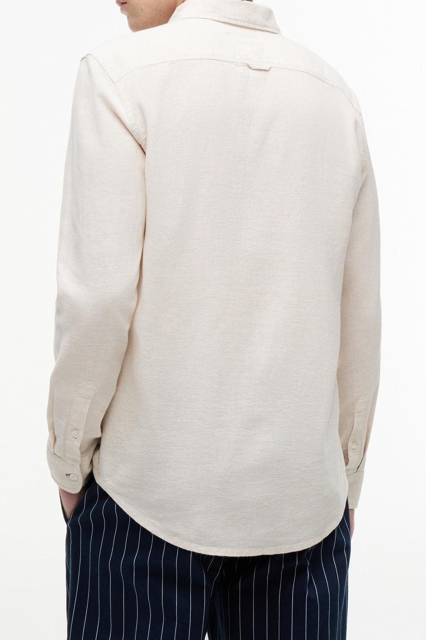 TJM REG LINEN BLEND CLASSIC BEIGE 2