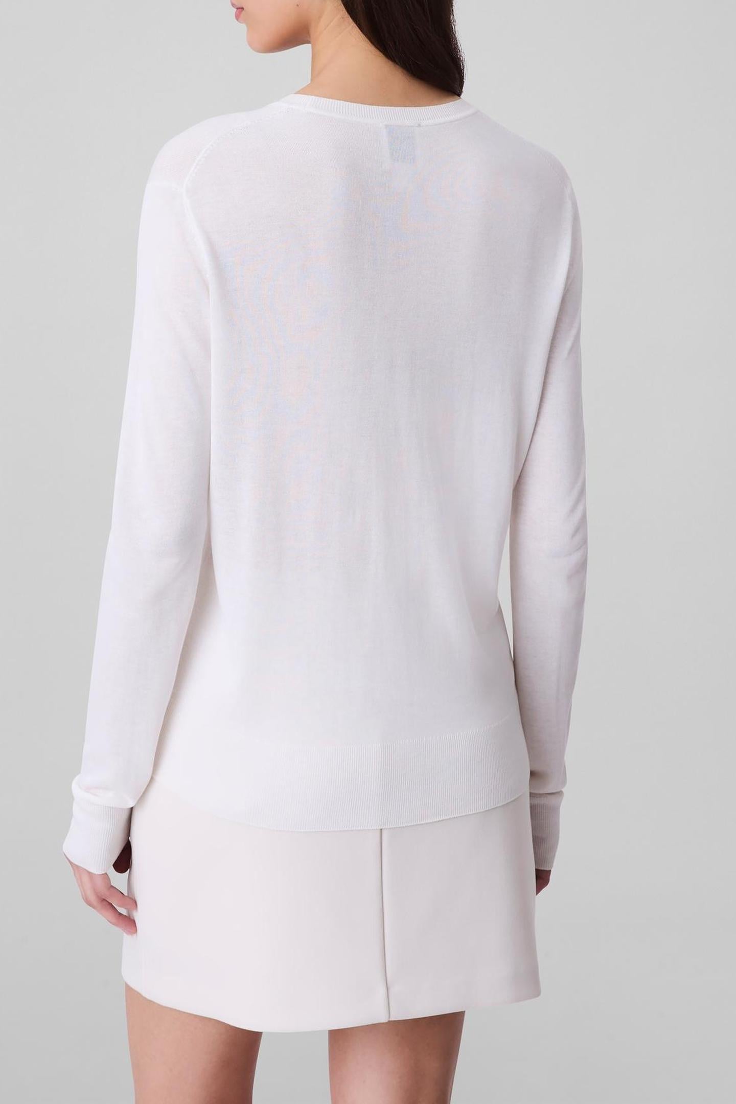FINE GAUGE VISCOSE SWEATER TOFU 2