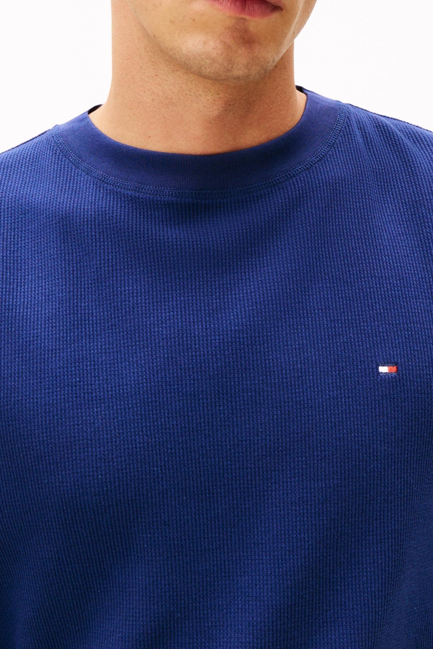 LS WAFFLE TOP PREPPY NAVY 5