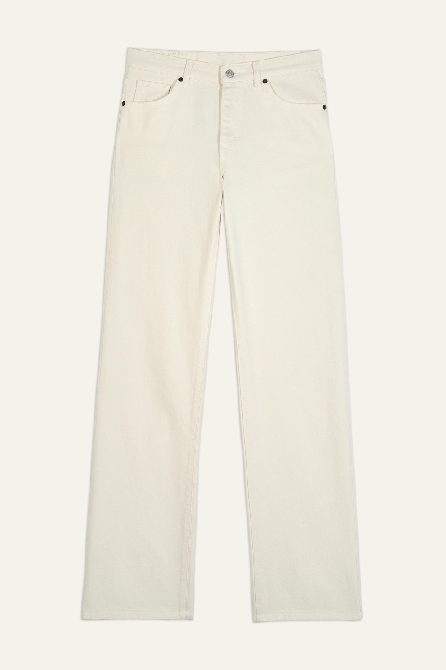 STRAIGHT TROUSERS ECRU 5