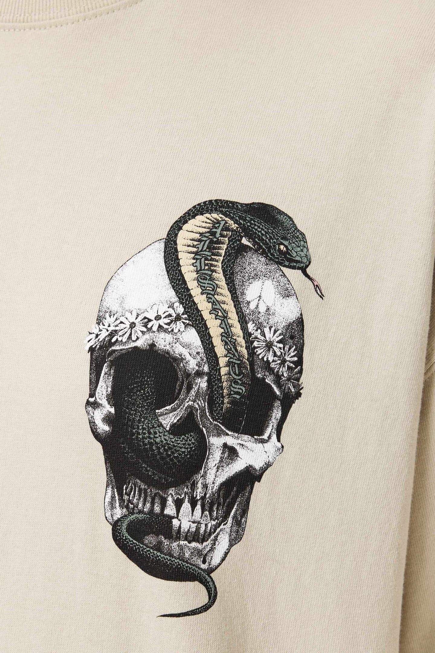 SNAKEHEAD ETTA TEE ALMOND WHITE 9
