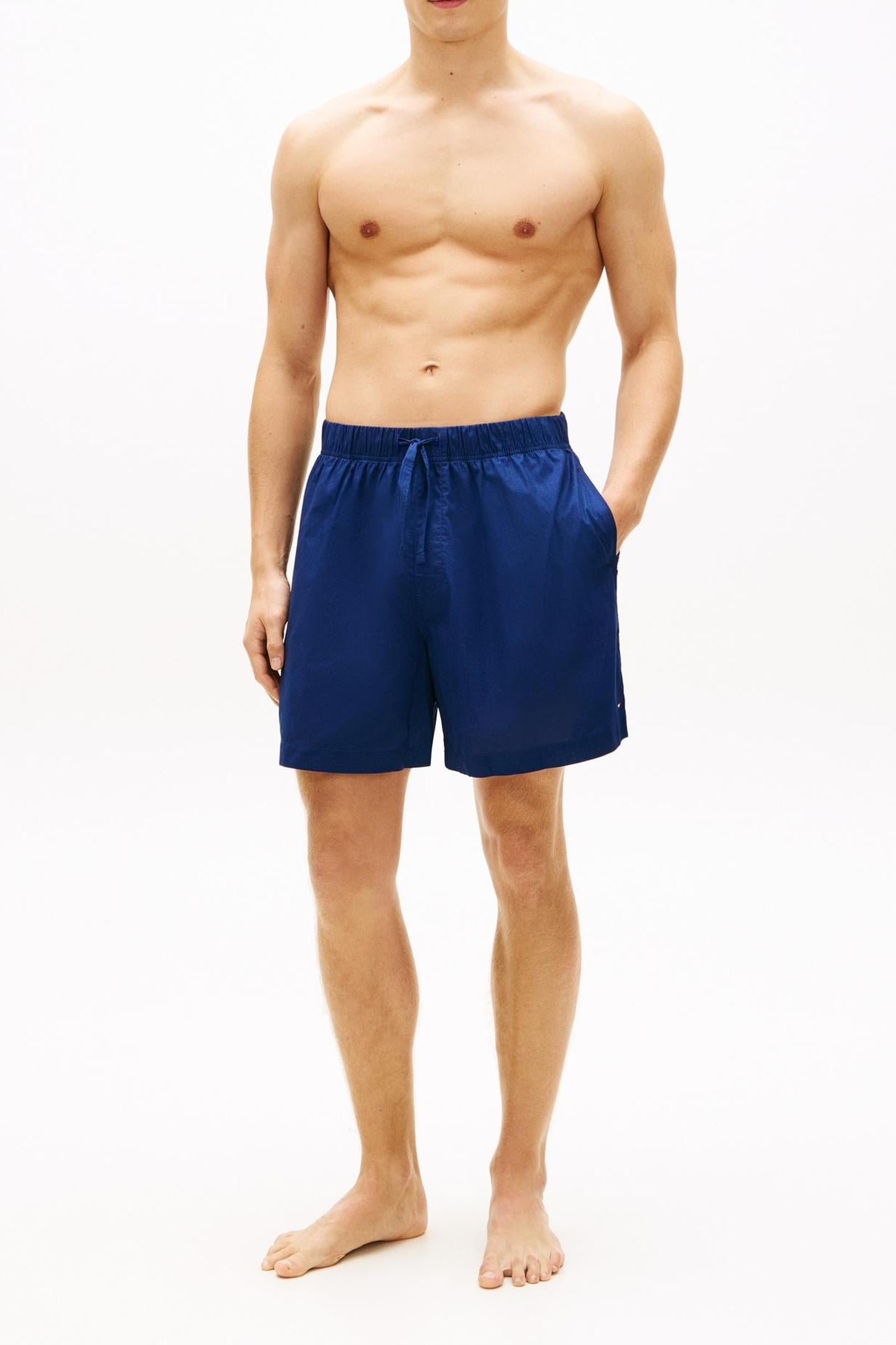 RELAXED WOVEN SHORT PREPPY NAVY 1