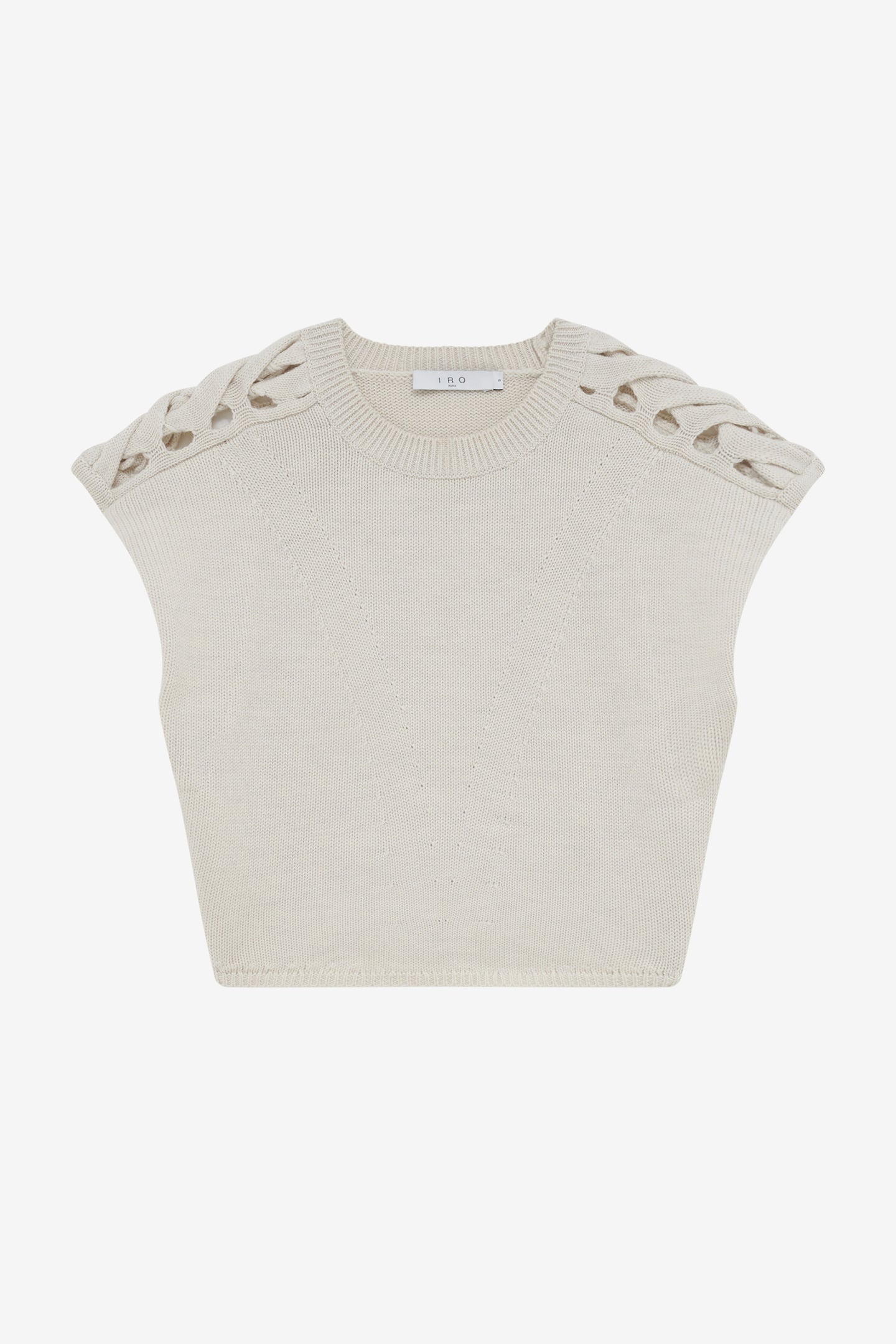 AMAYA SWEATER ECRU/WHITE 4