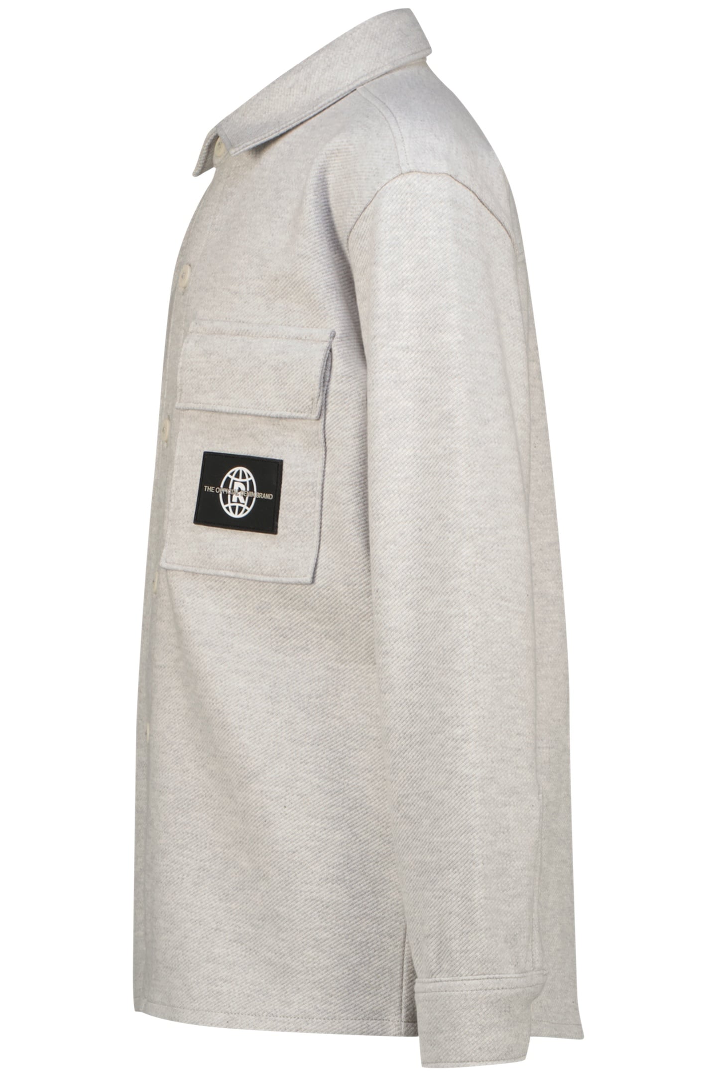 BOYS LEXTON SHIRT GREY MELE 1