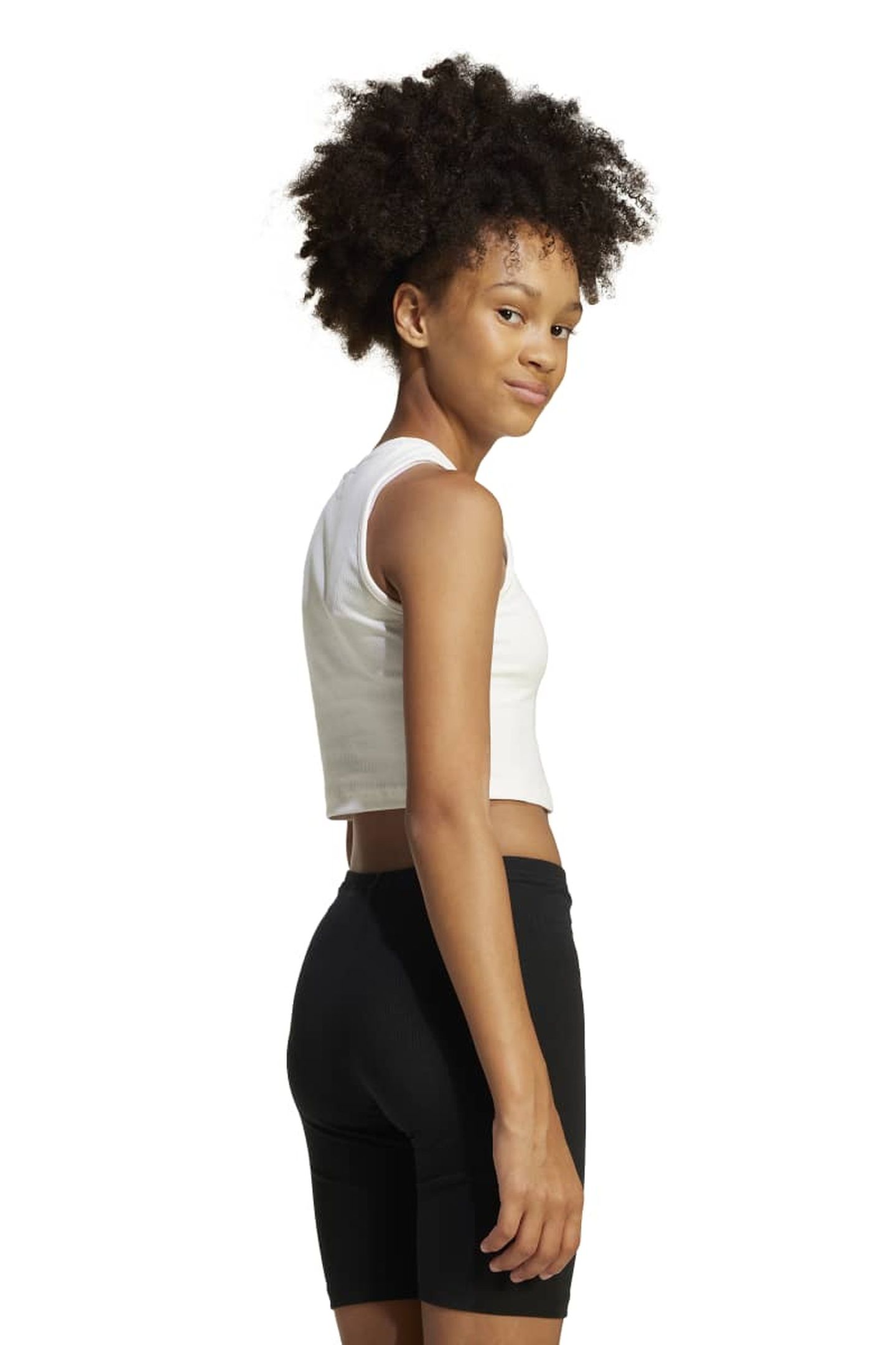 JUNIOR RIB TANK TOP CLOUD WHITE 2