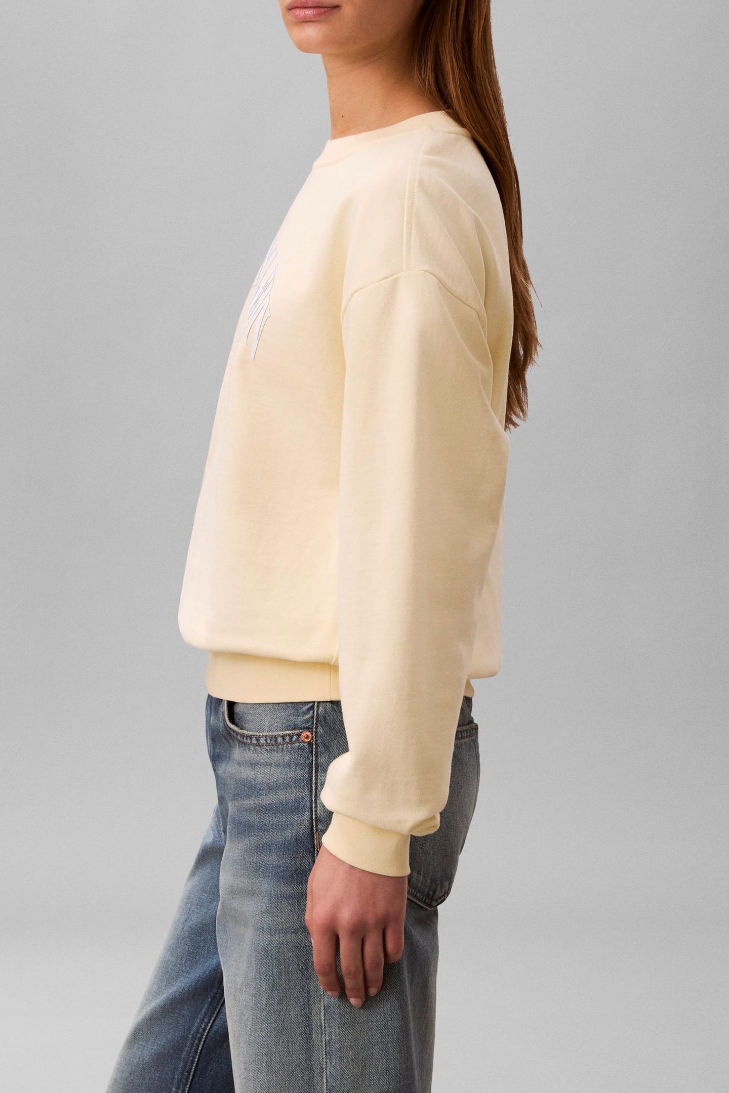 LOGO GRAPHIC CREWNECK PEAR SORBET 5