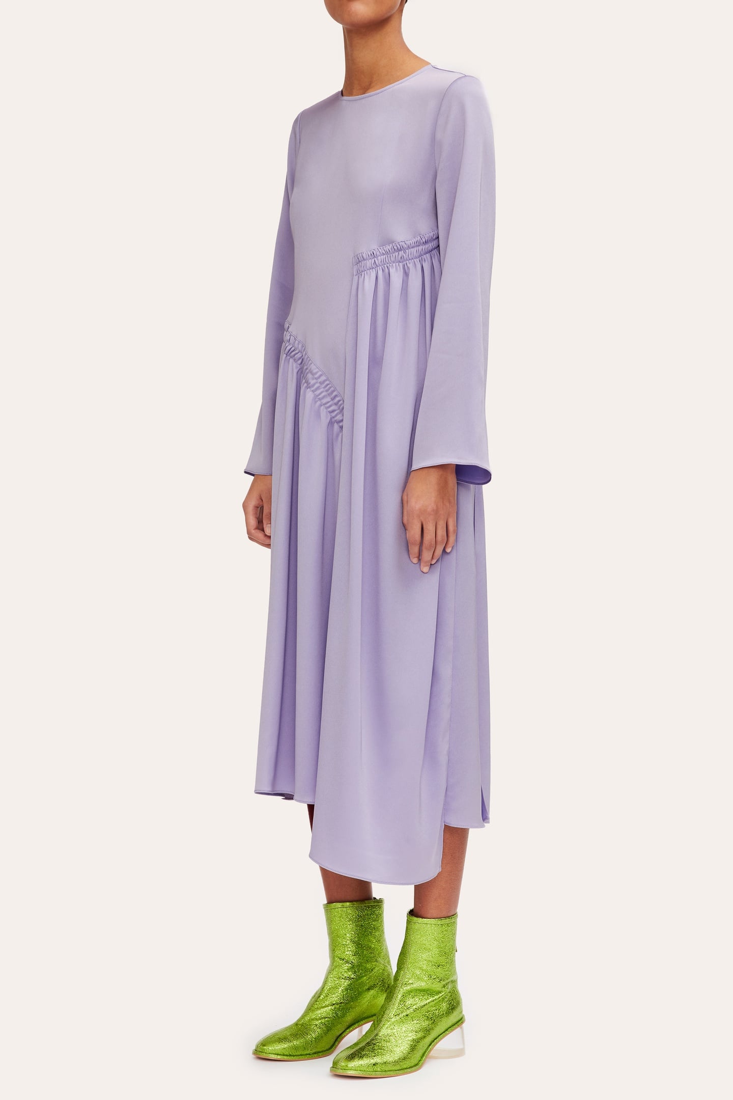 ILONA DRESS LONG LILAC 1