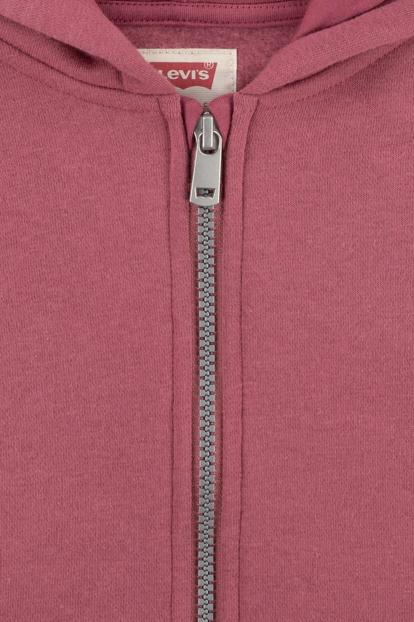 GIRLS FULL ZIP HOODIE ROSE WINE 4
