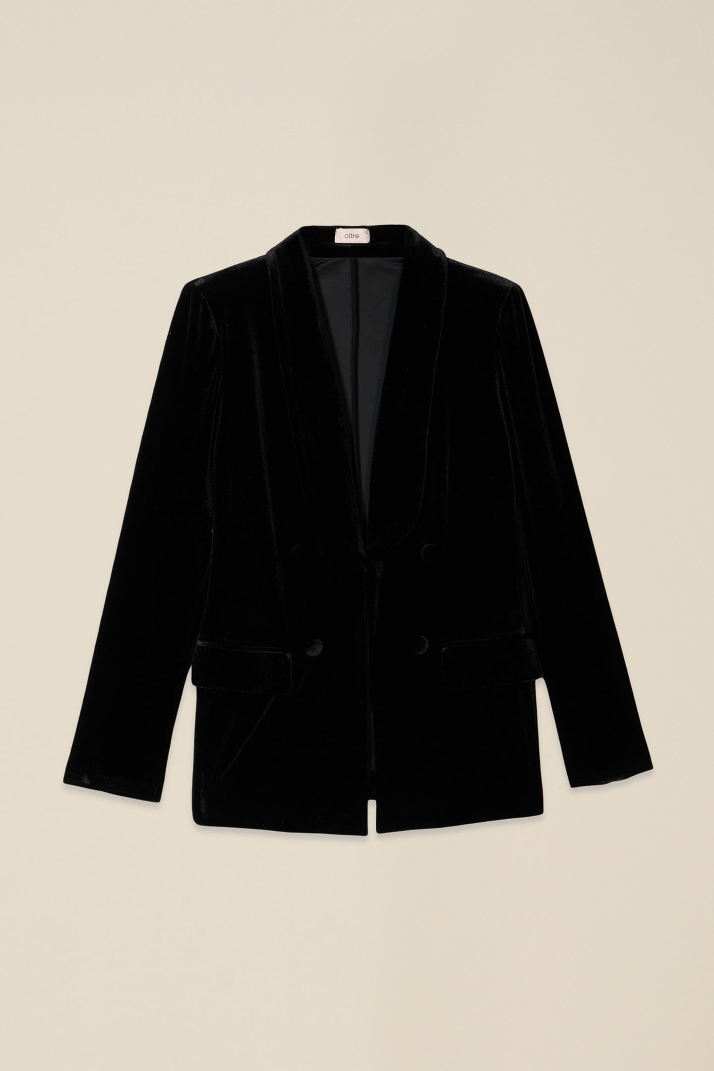 CHENILLE BLAZER BLACK 3