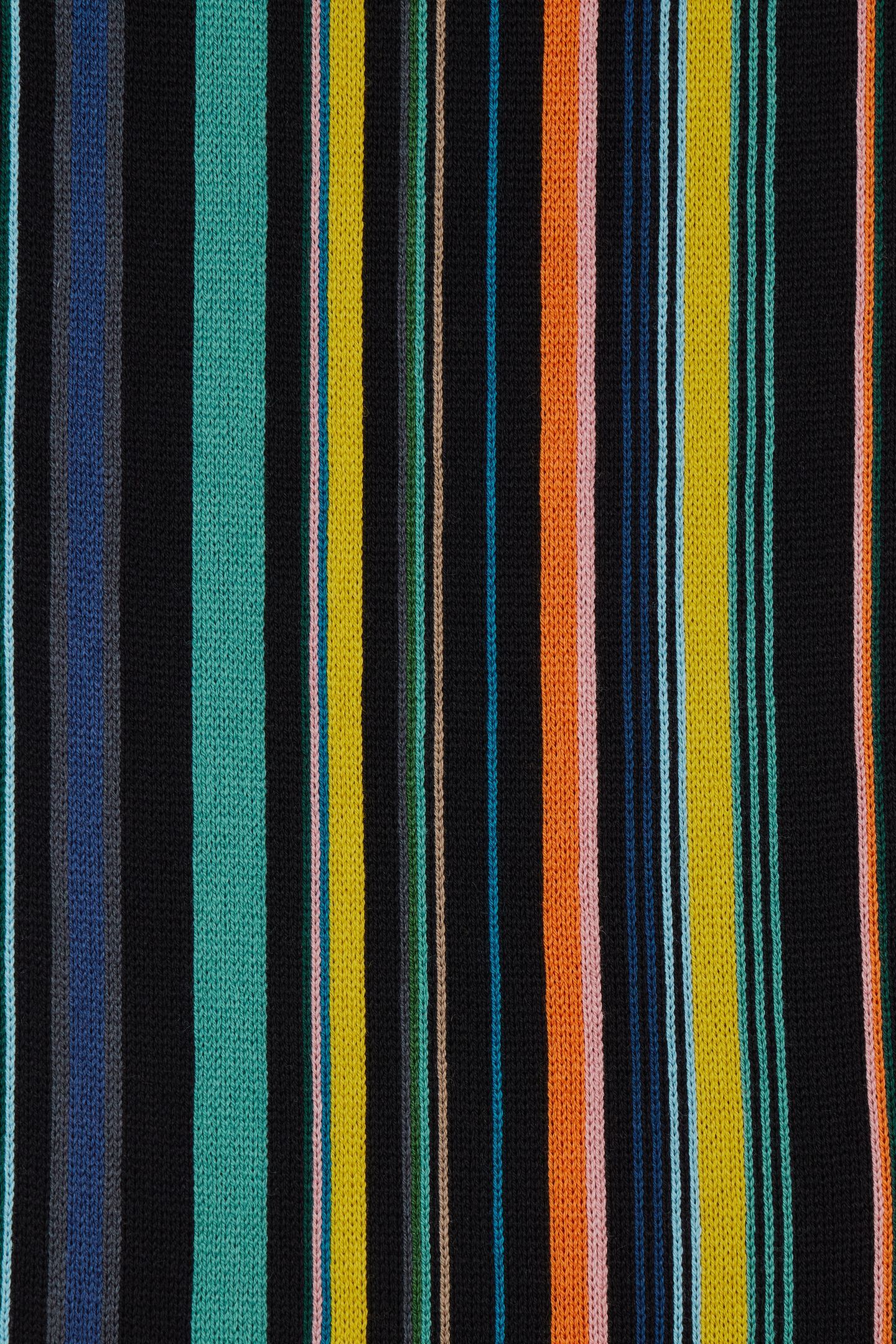 MEN SCARF IVAN STRIPE BLACK 6
