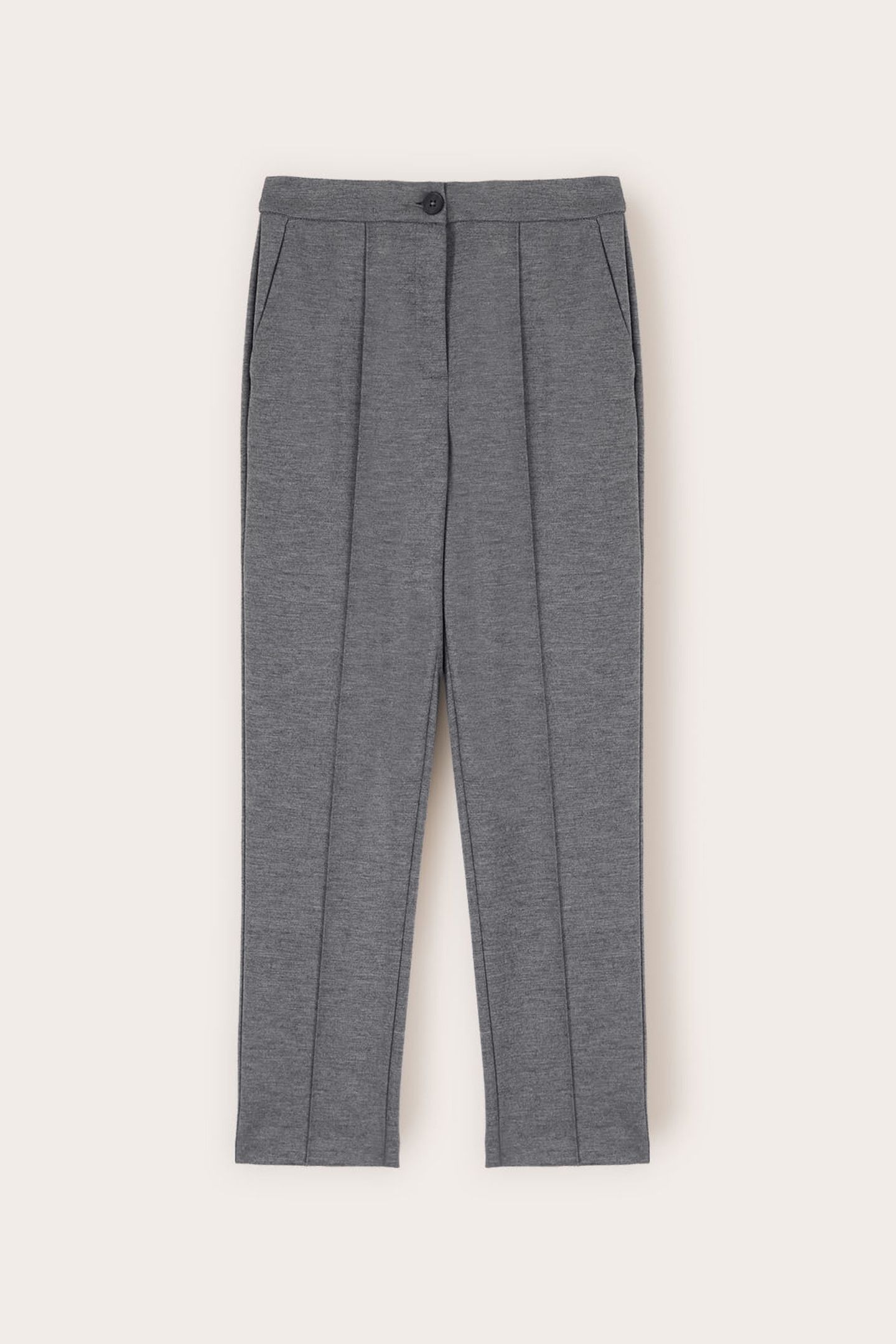 JERSEY TROUSERS IN WOOL BLEND GREY 4