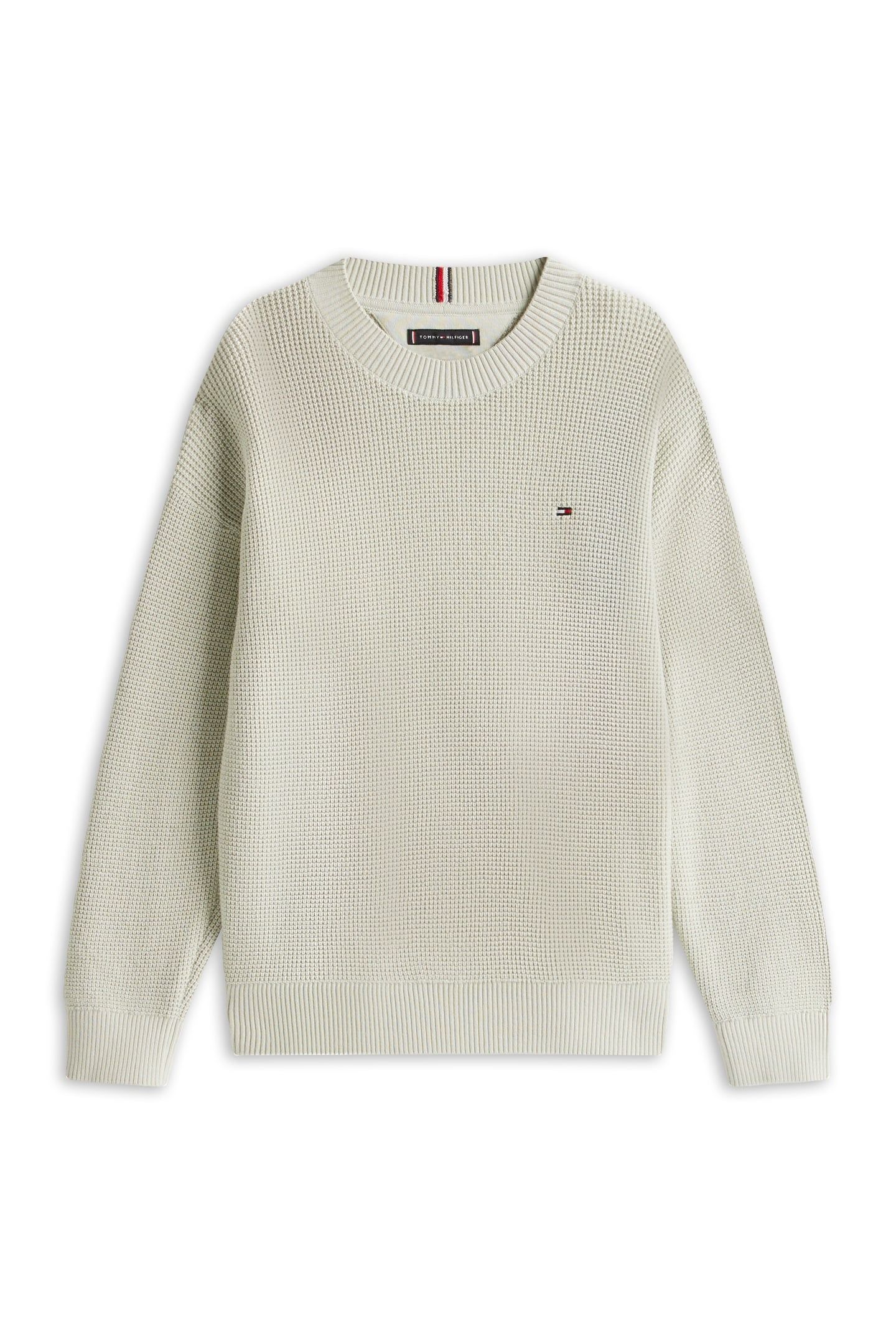 BOYS COTTON TEXTURE SWEATER MISTY SAGE 4