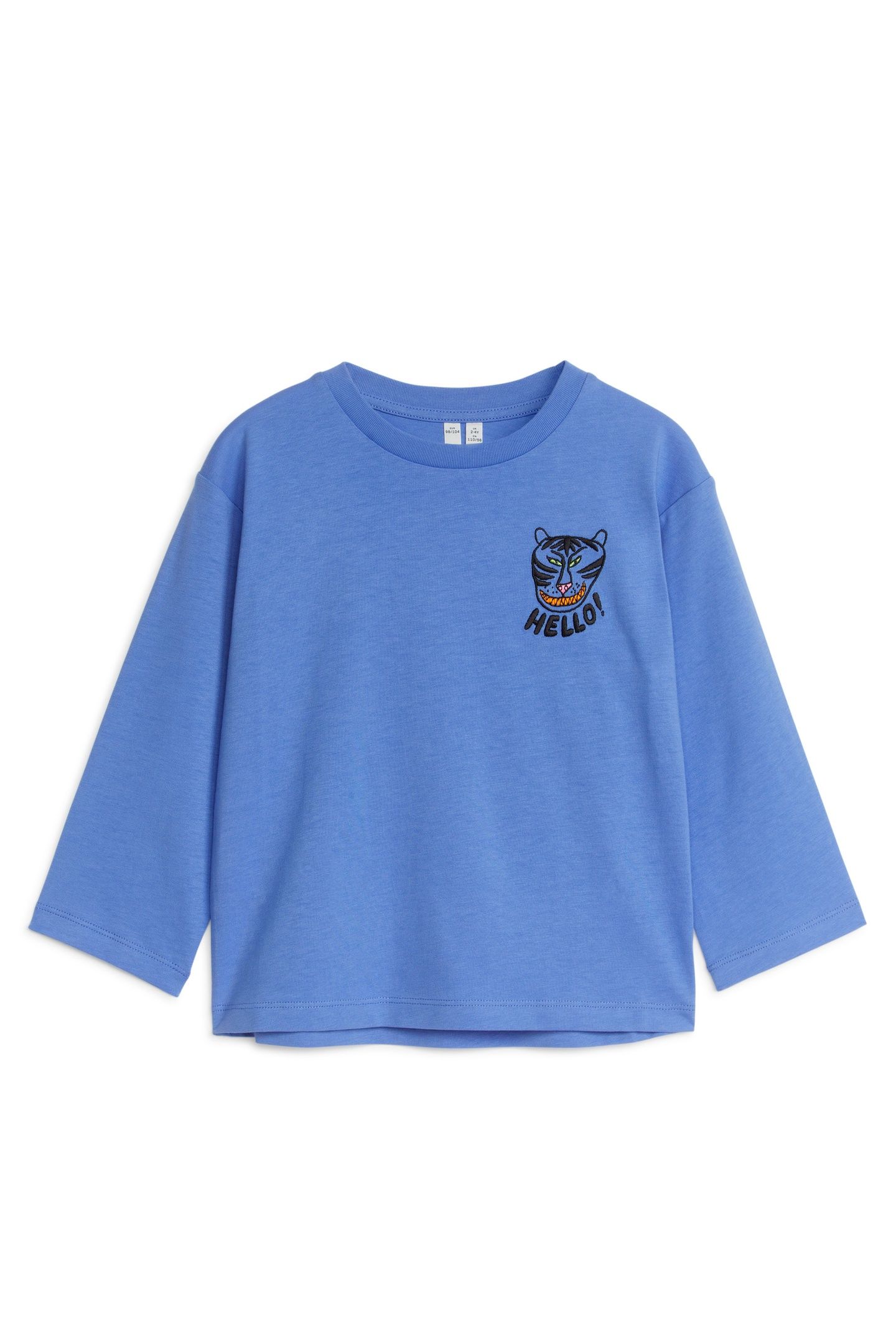 NOEL EMBO LS T-SHIRT BLUE 1