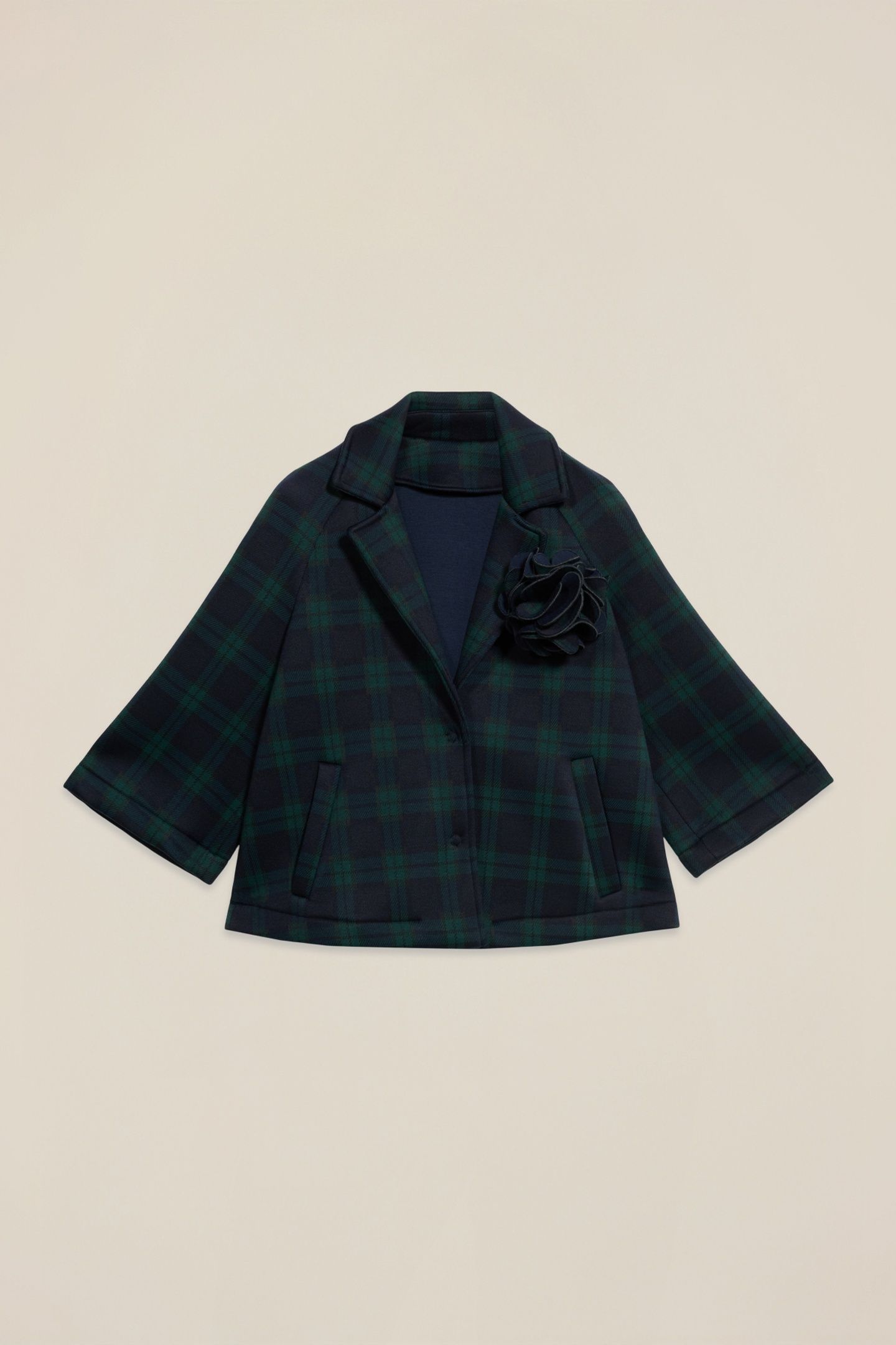 SCUBA CAPE WITH BROOCH BLUE 1