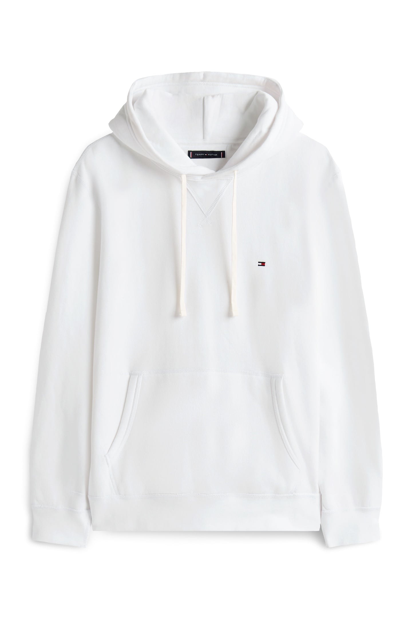 ESSENTIAL FLEECE HOODIE WHITE 4