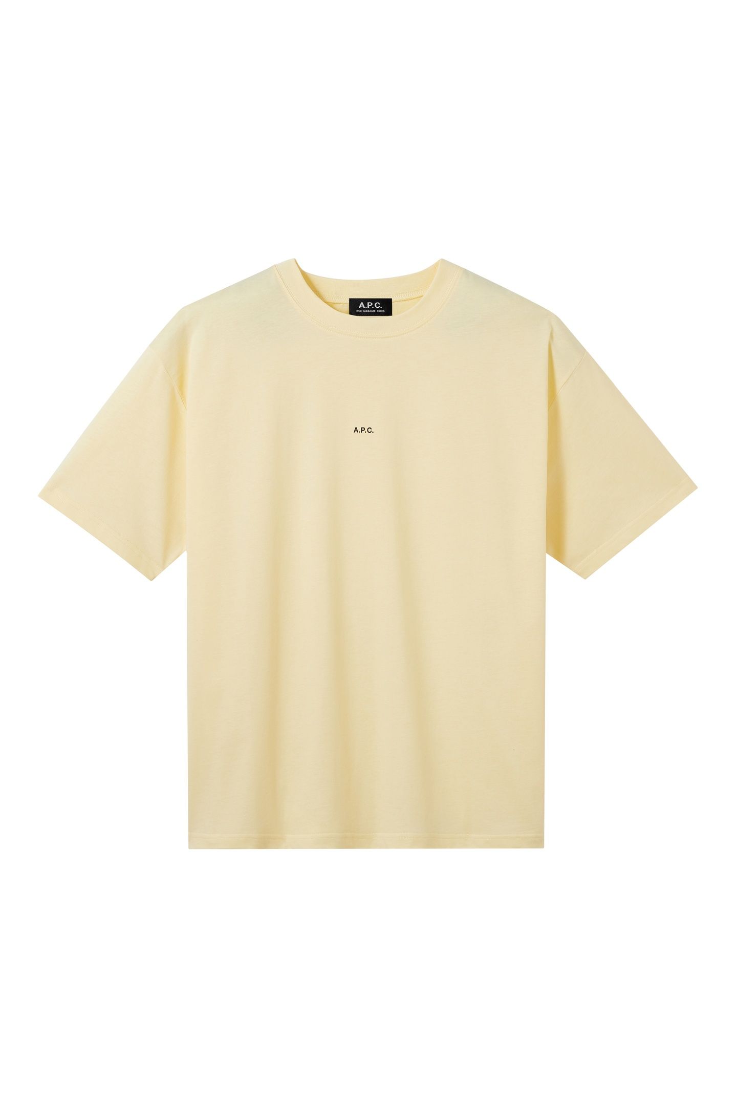 UNISEX T-SHIRT KYLE LIGHT YELLOW 2