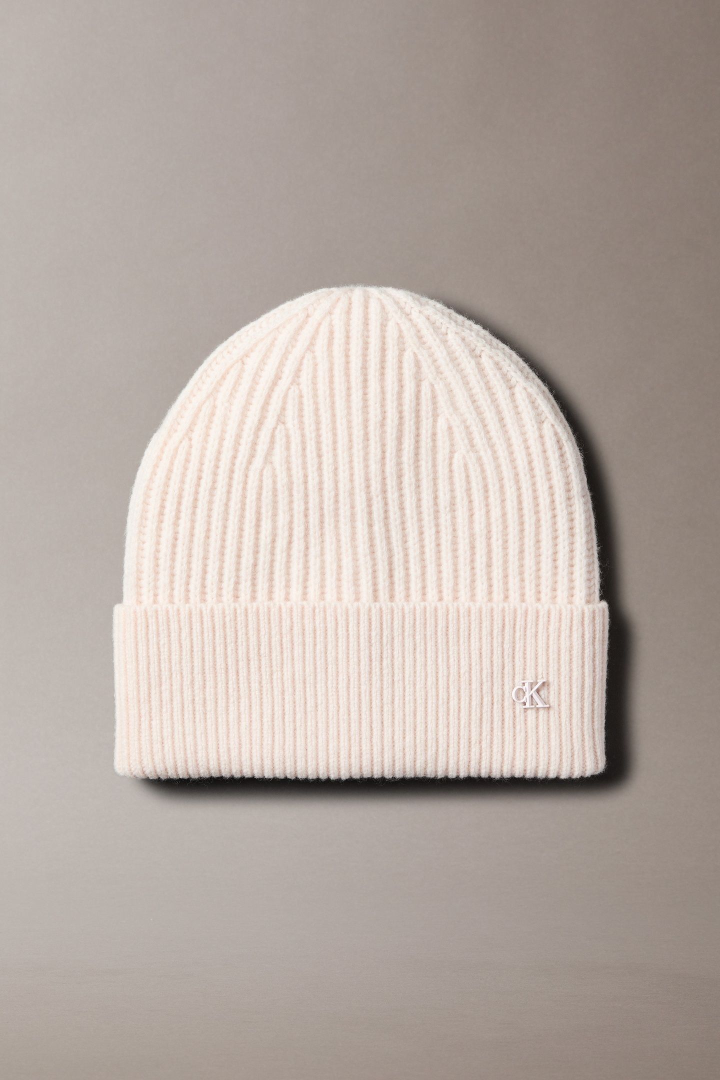 CK METAL WOOL BEANIE TENDER BLUSH 1