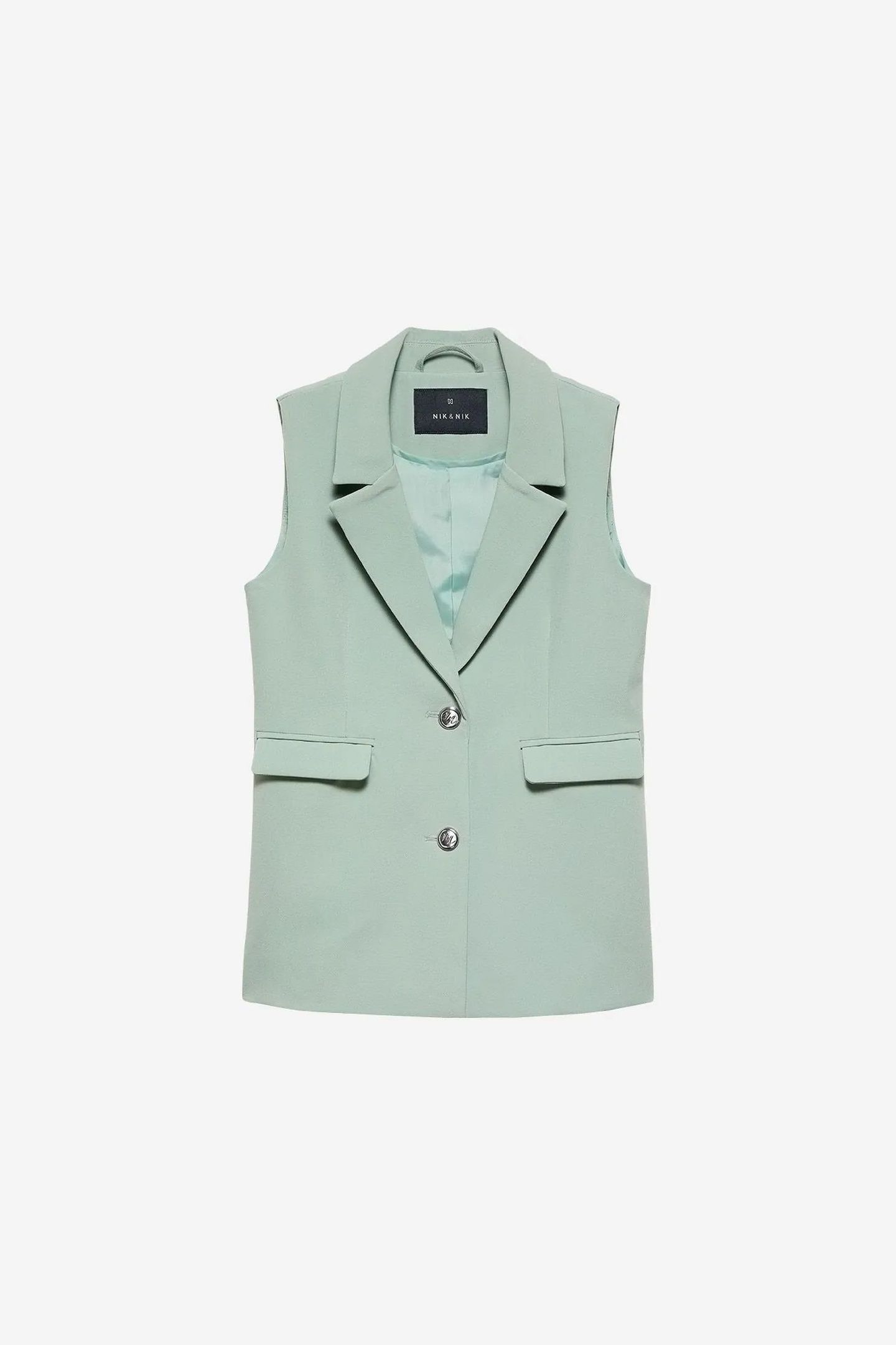 LIALA WAISTCOAT MINTY GREEN 1