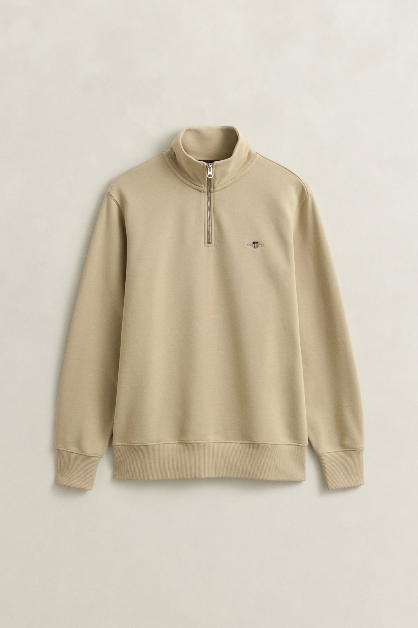 REG SHIELD HALF ZIP SWEAT OAT BEIGE 4