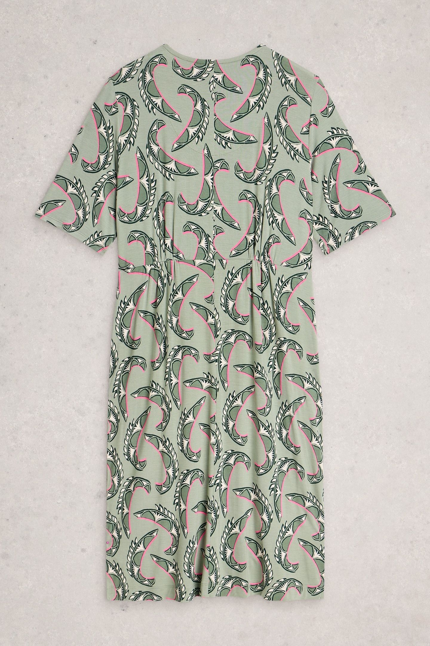 SS KARA DRESS GREEN MULTI 2