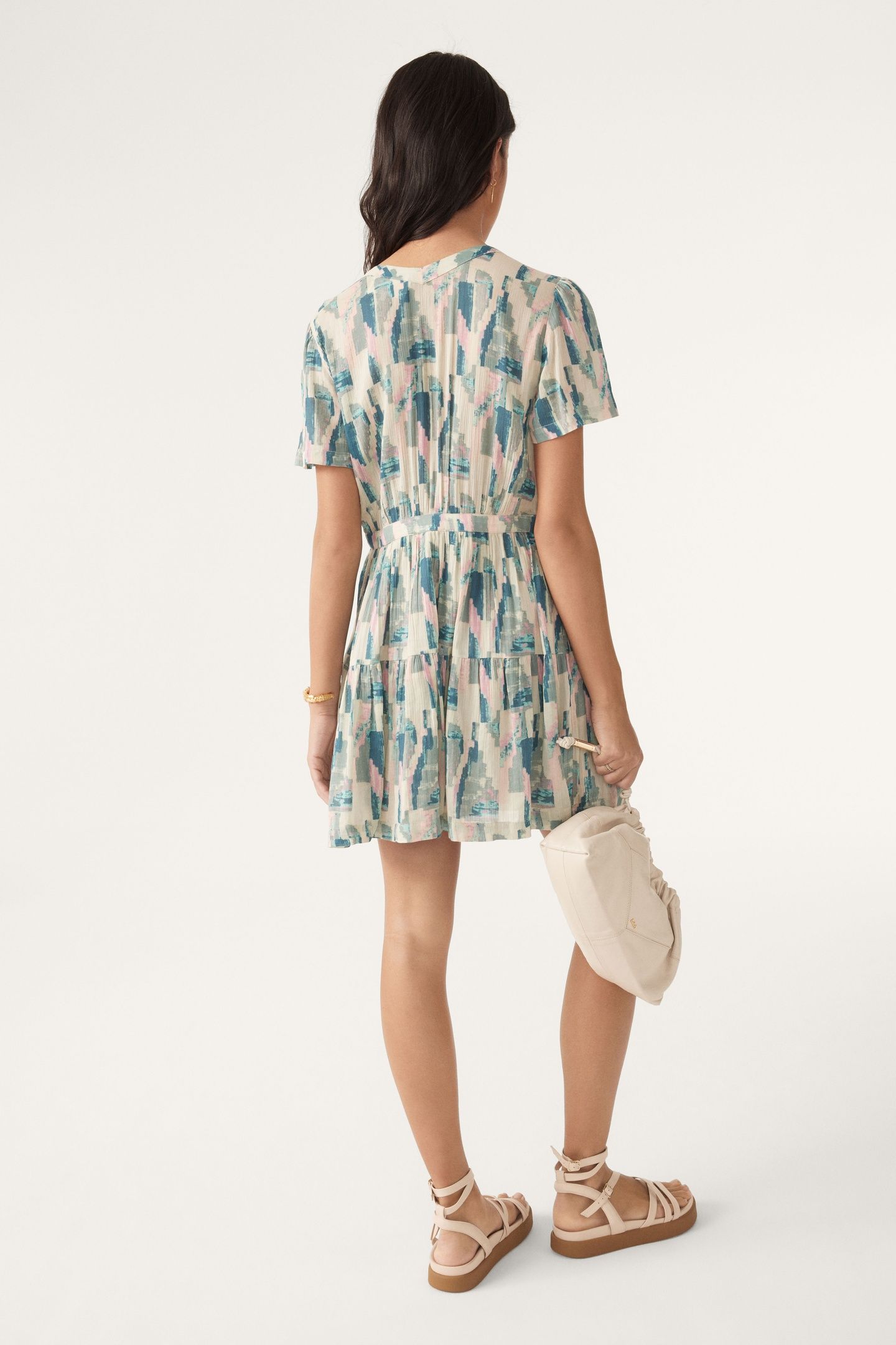 MINI DRESS TURQUOISE 2