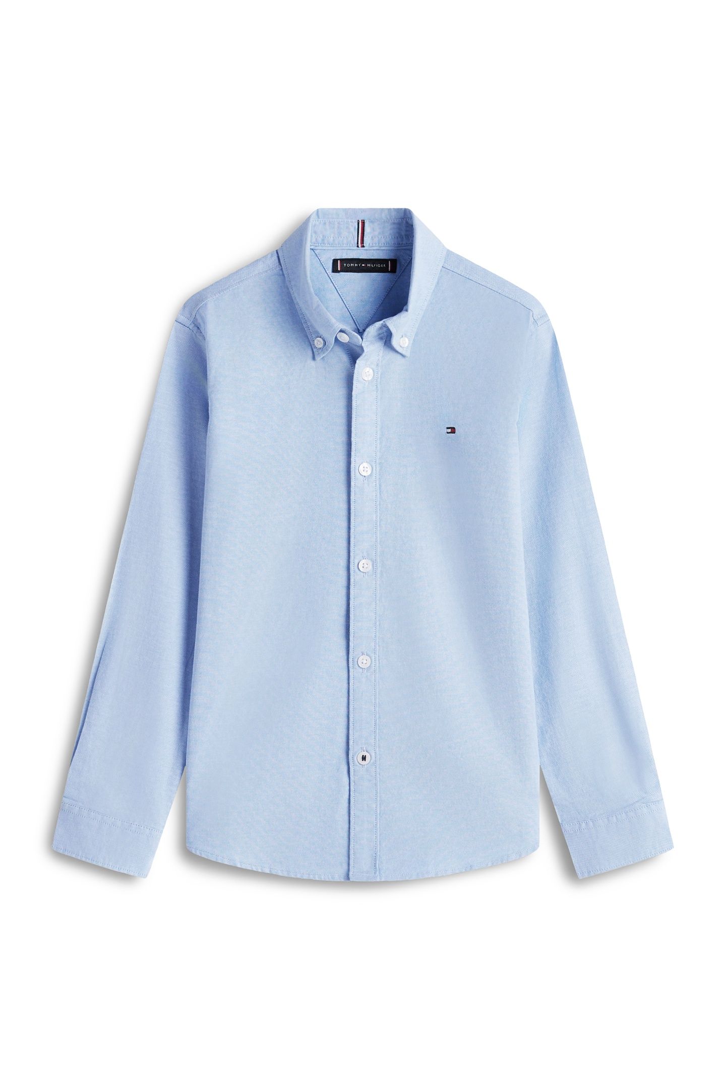 BOYS STRETCH OXFORD SHIRT CALM BLUE 3