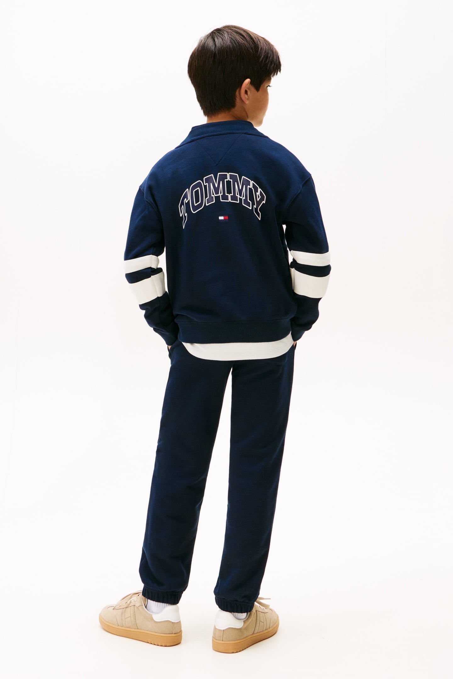 BOYS VARSITY RAISED PRINT DARK NIGHT NAVY 2