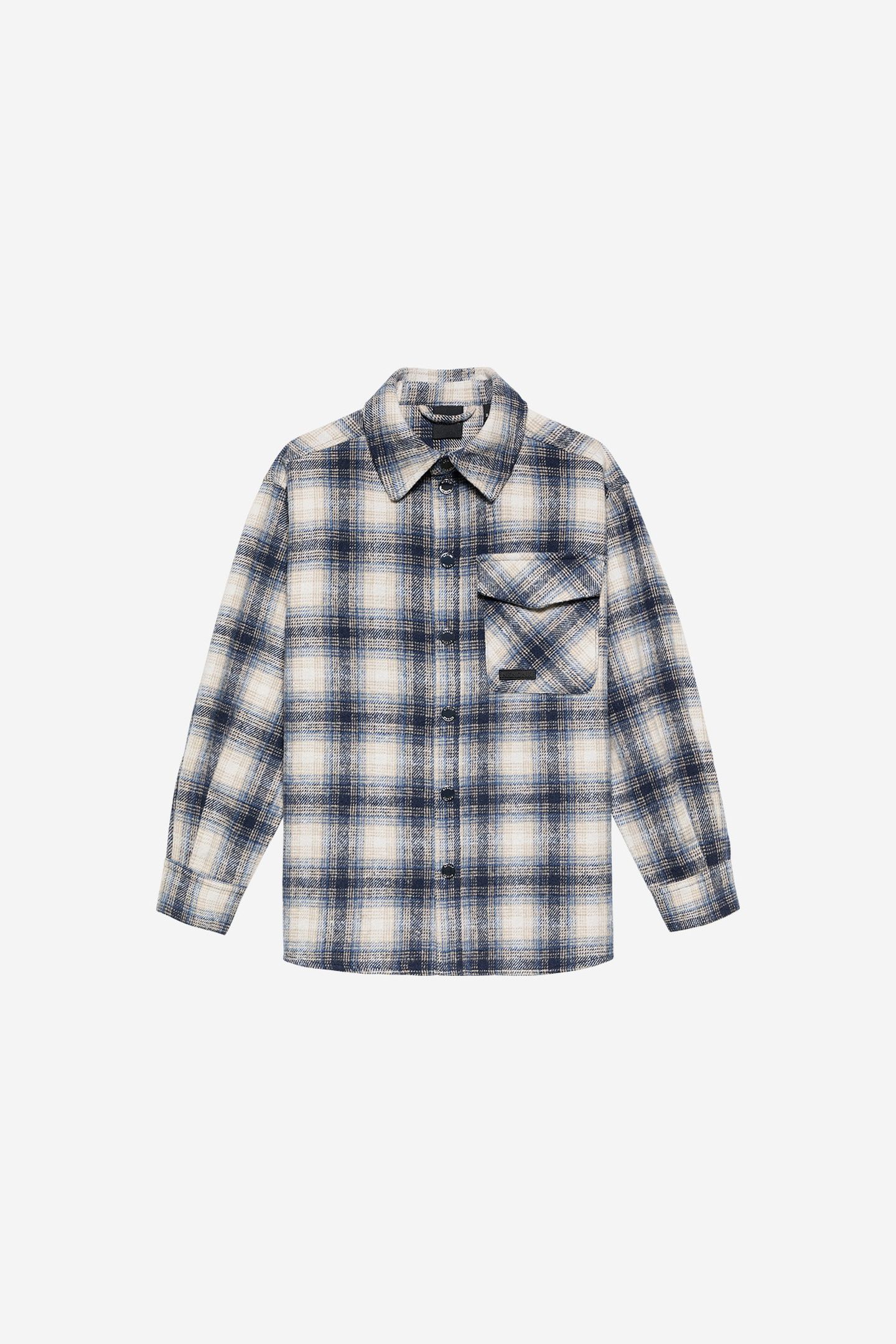 SQUARED OVERSHIRT BLUE DESTROY 1