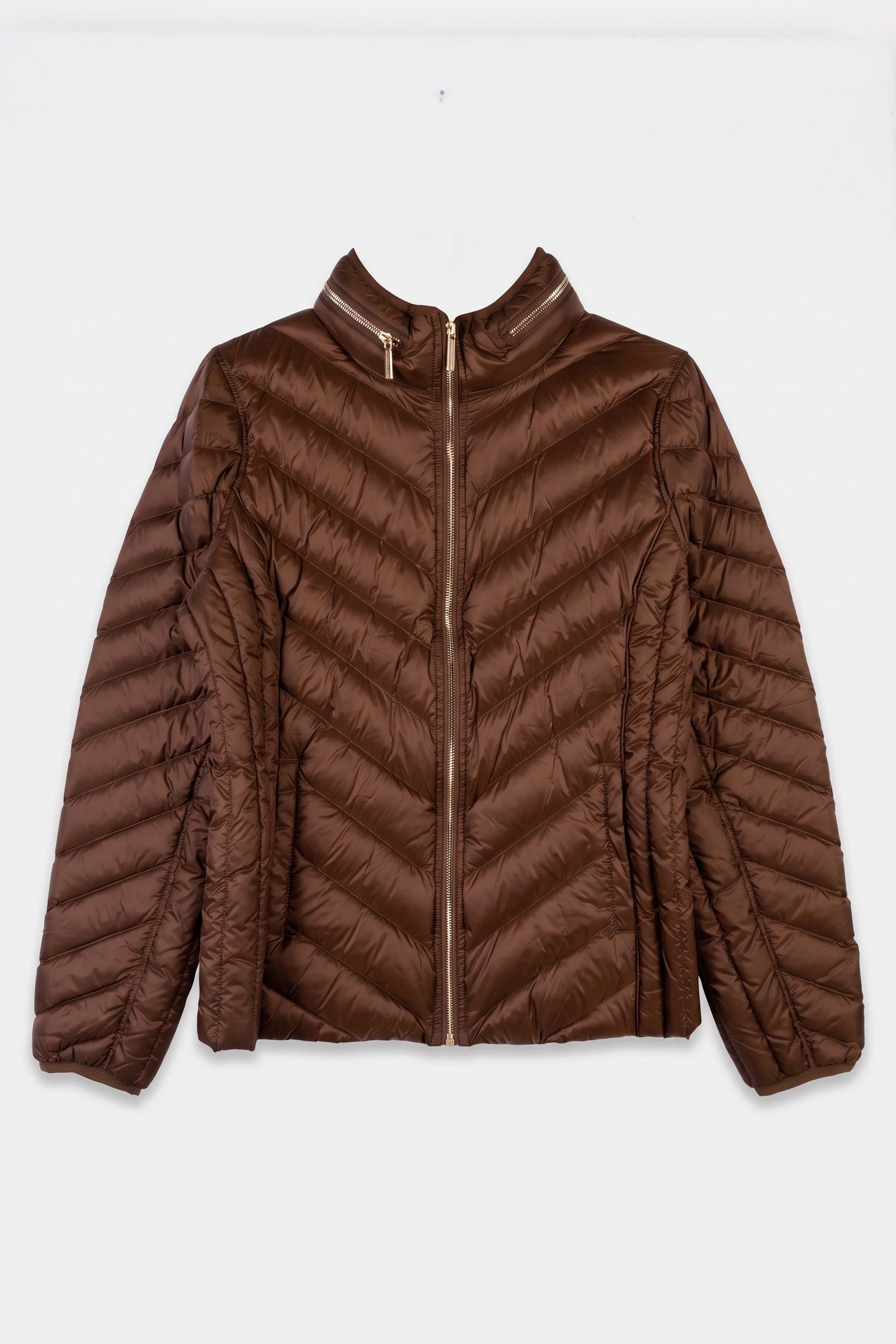 SHORTPACKABLEDOWN CORECUT DARK CARAMEL 3