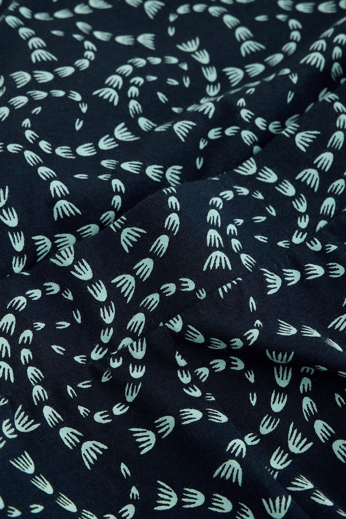 JANE JERSEY MAXI SKIRT NAVY PRINT 3