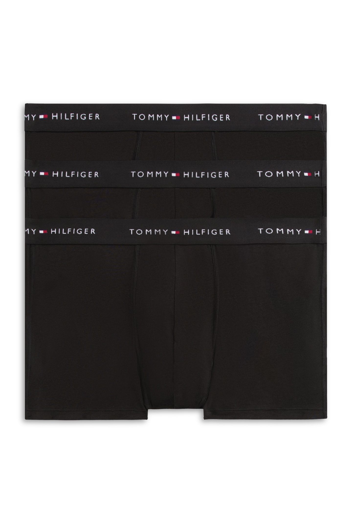 3-PACK WAISTBAND TRUNK BLACK/BLACK/BLACK 1