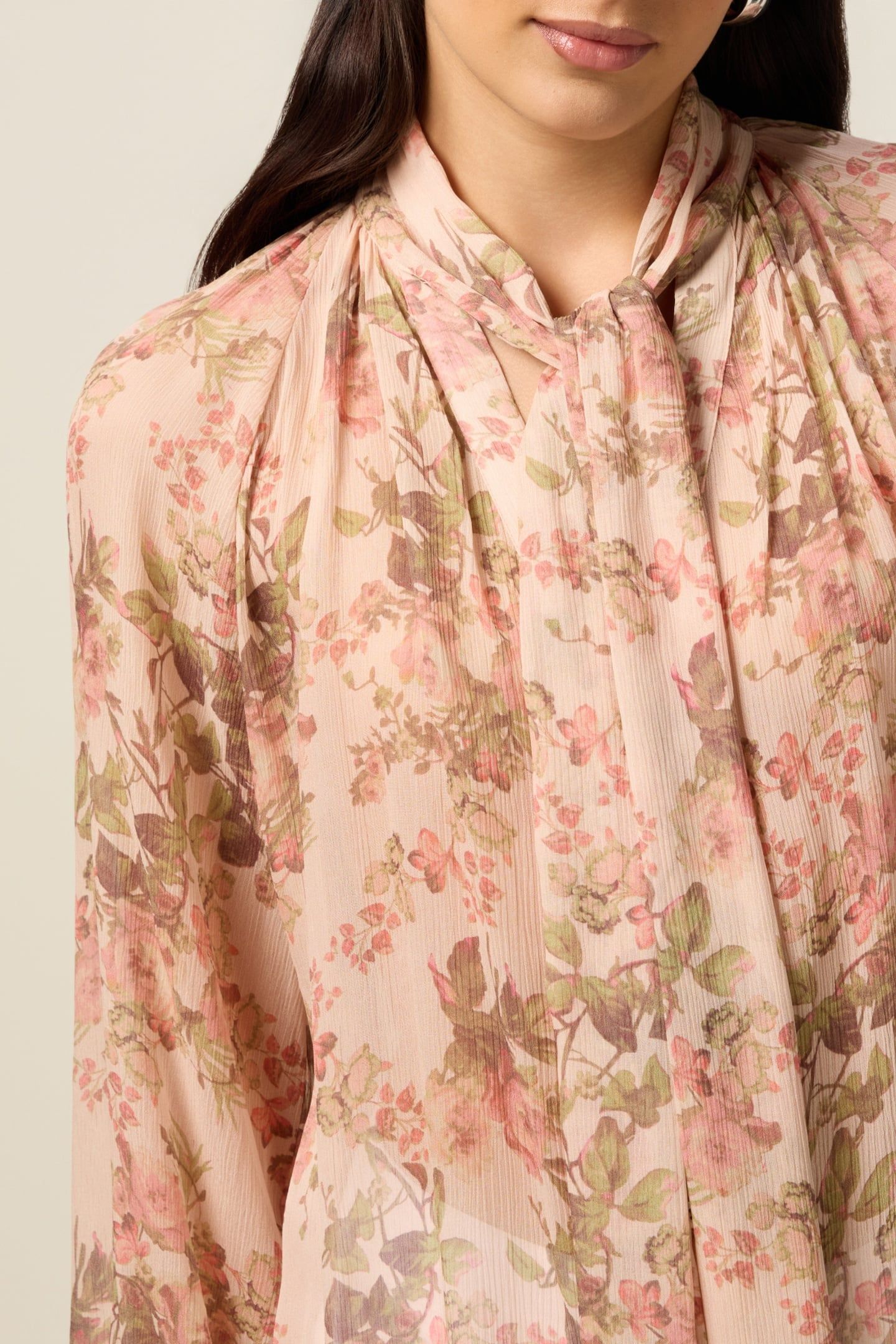 PATTERNED VISCOSE SHIRT PINK 4