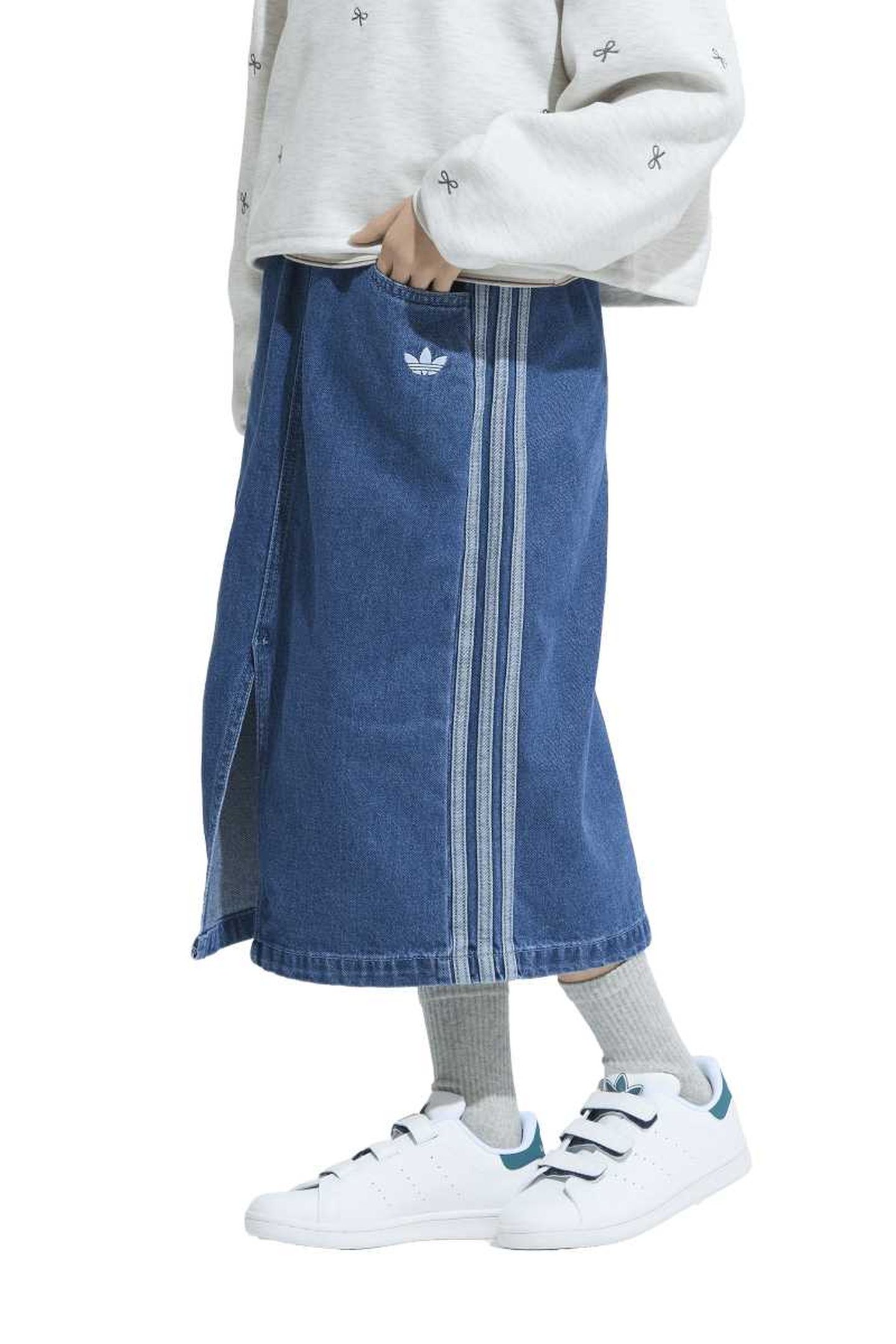 JUNIOR SKIRT MEDIUM BLUE DENIM 4