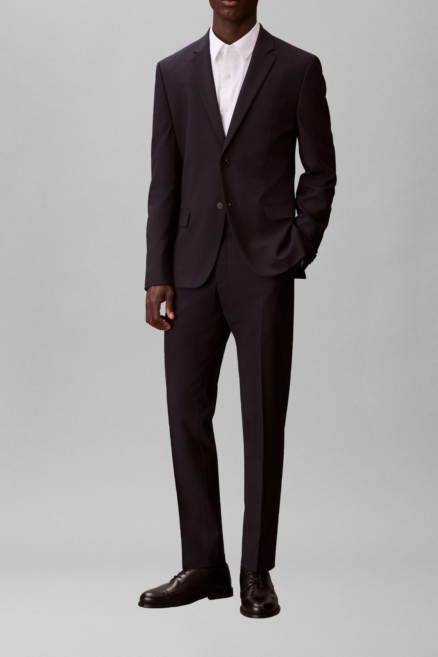 LS ITALIAN WOOL BLEND BLAZER DARK SAPPHIRE 3