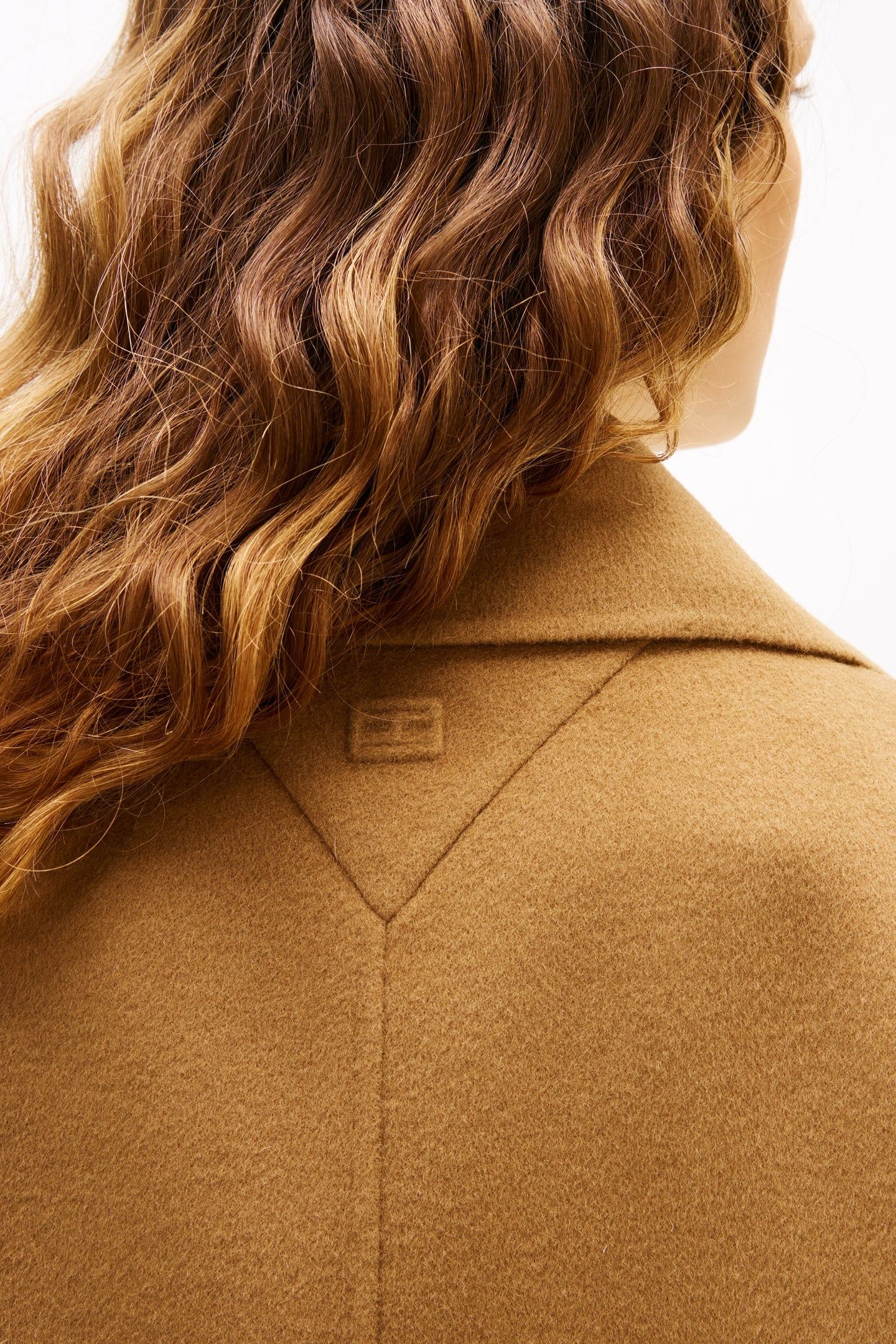 DF WOOL BLEND REG COAT DESERT KHAKI 5