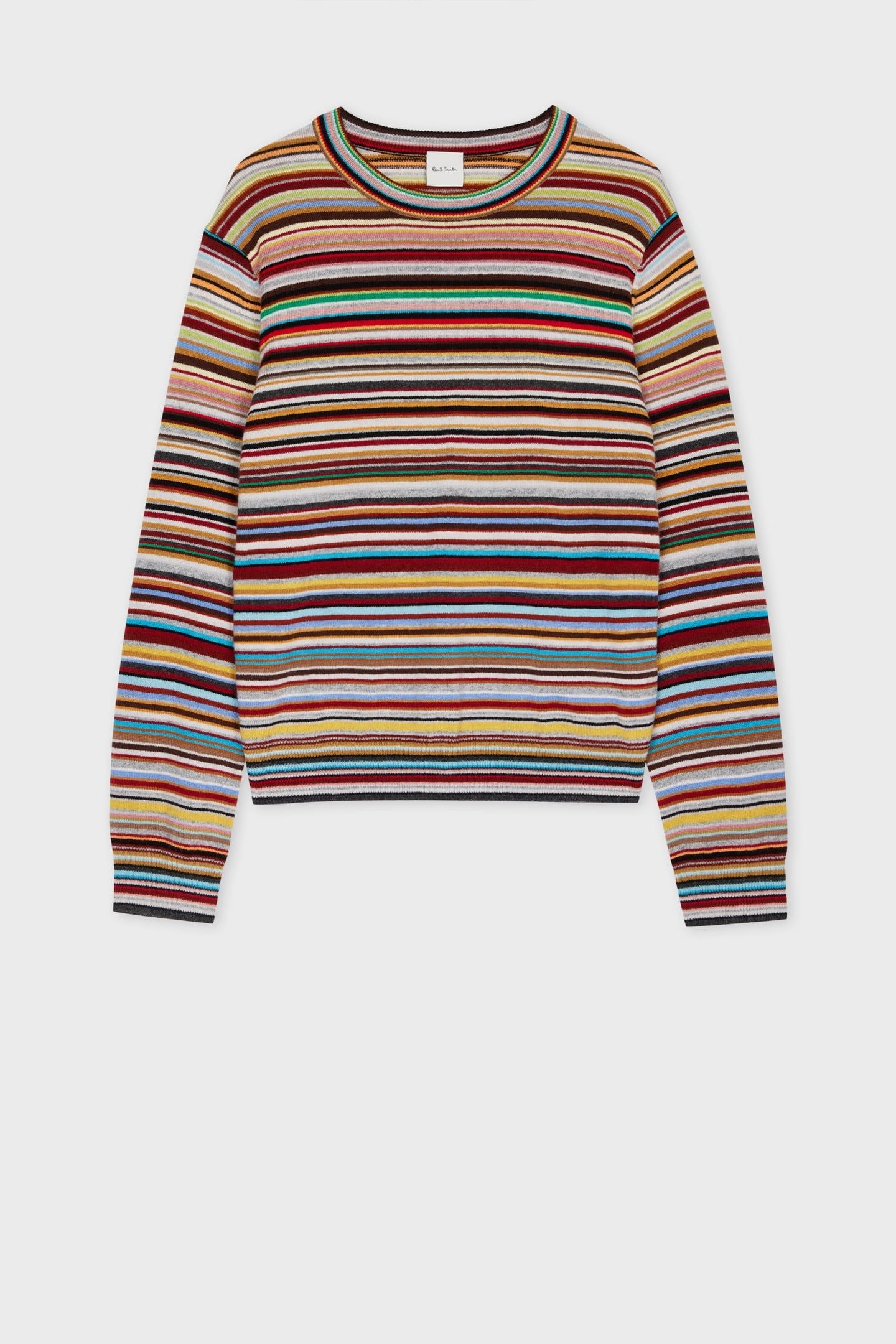 WOMENS KNITTED SWEATER CREW NECK MULTI COLOURED 4