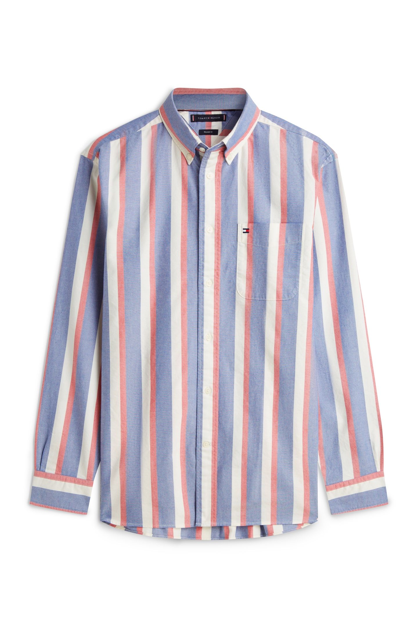 HERITAGE OXFORD ICON WEDGE BLUE/MULTI STRIPE 4
