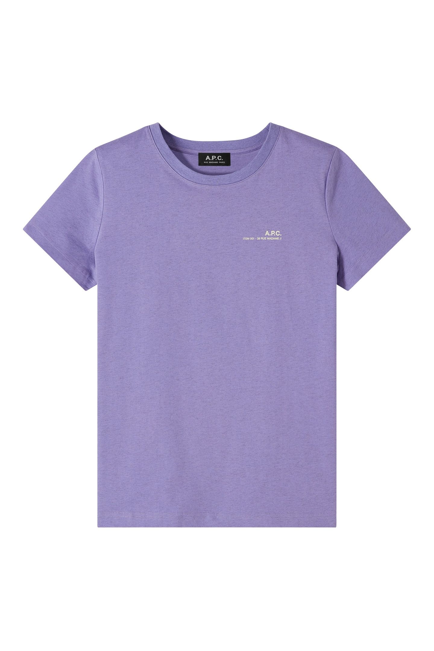 T-SHIRT F OVERDYE HEATHERED PURPLE 2