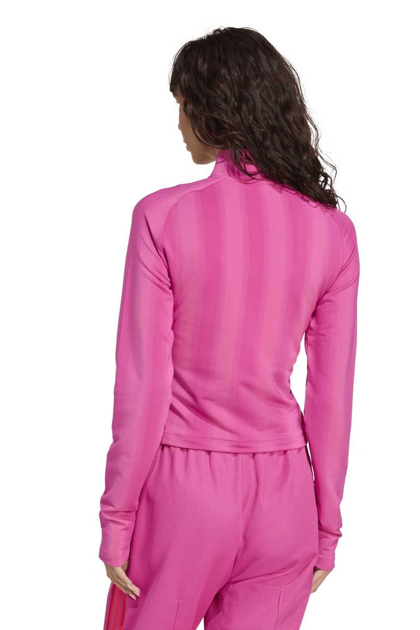 HALFZIP GRFX LS SEMI LUCID FUCHSIA 2