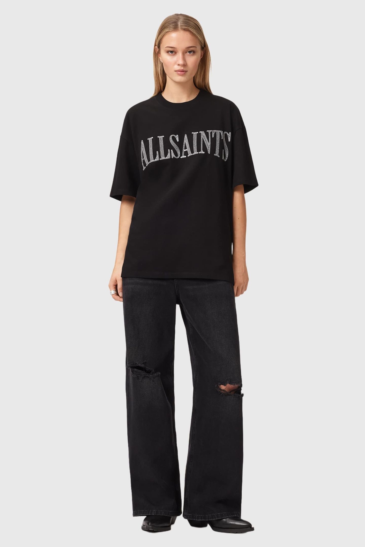 DASH ETTA TEE WASHED BLACK 1