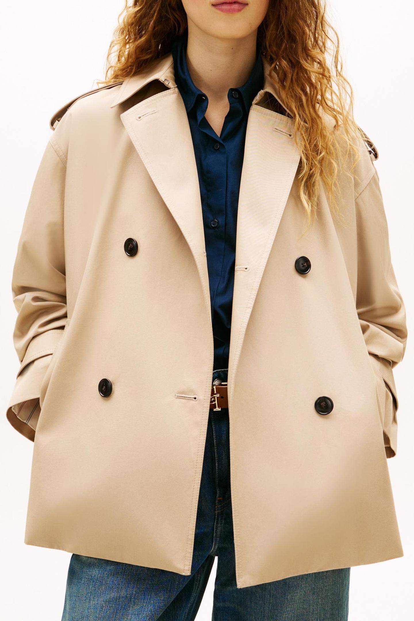 COTTON SHORT TRENCH BEIGE 2