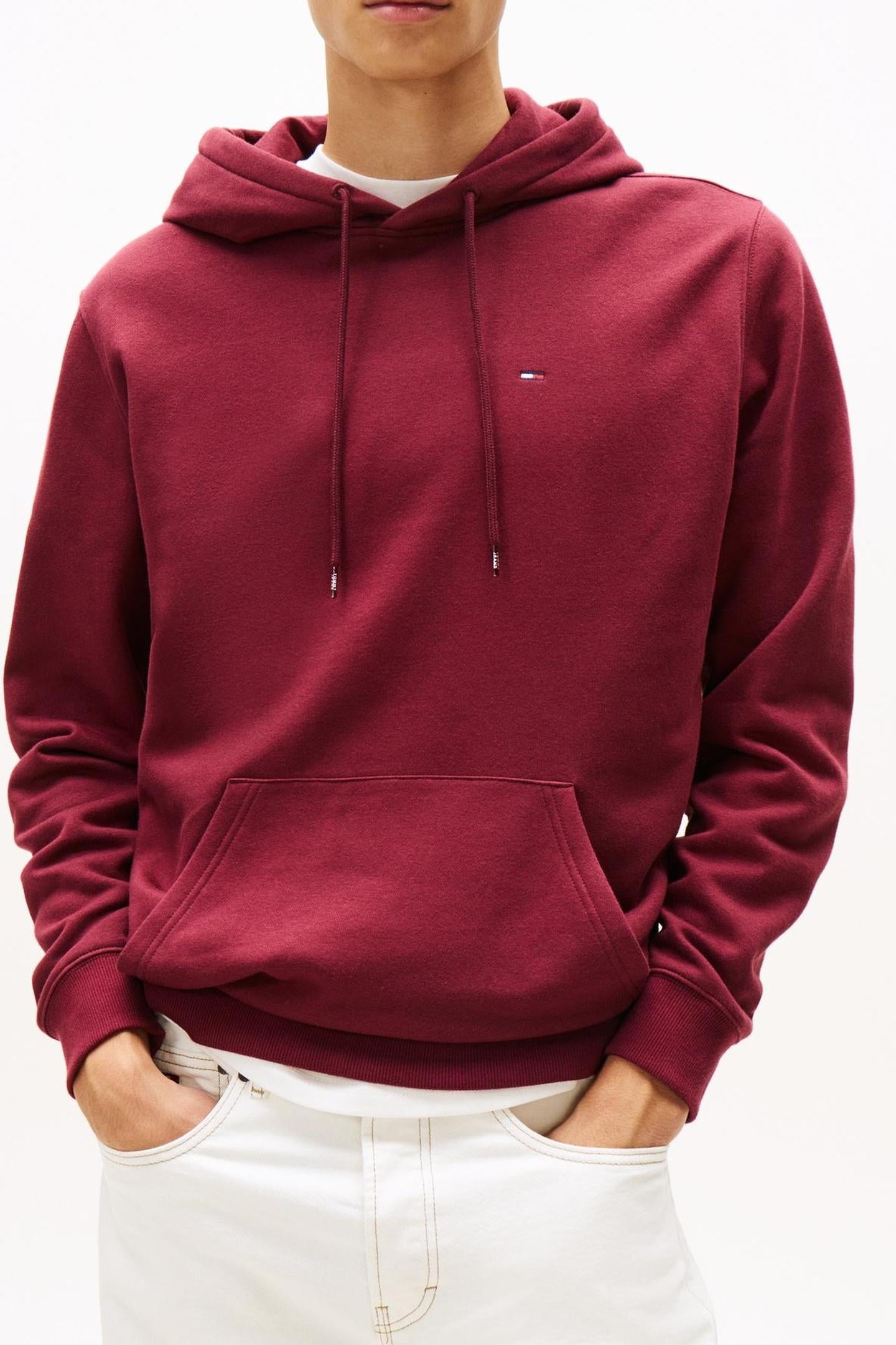 TJM REG FLAG HOODIE RED WINE 1